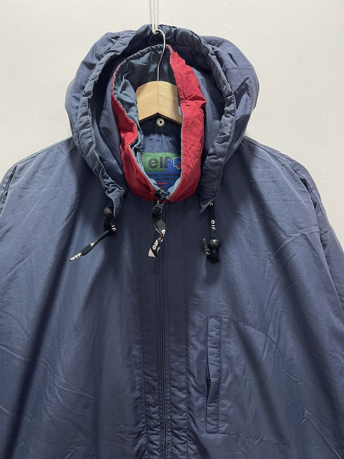 Sports Specialties × Vintage VINTAGE ELF MOTOR OIL RACING HOODIE JACKET Size US L / EU 52-54 / 3 - 2 Thumbnail