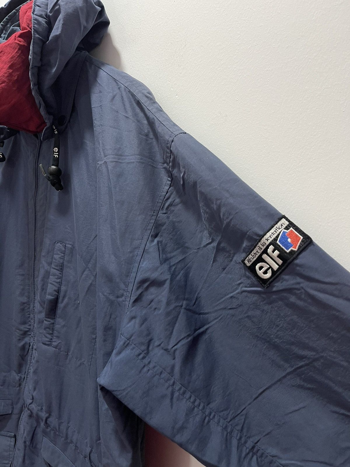 Sports Specialties × Vintage VINTAGE ELF MOTOR OIL RACING HOODIE JACKET Size US L / EU 52-54 / 3 - 5 Thumbnail