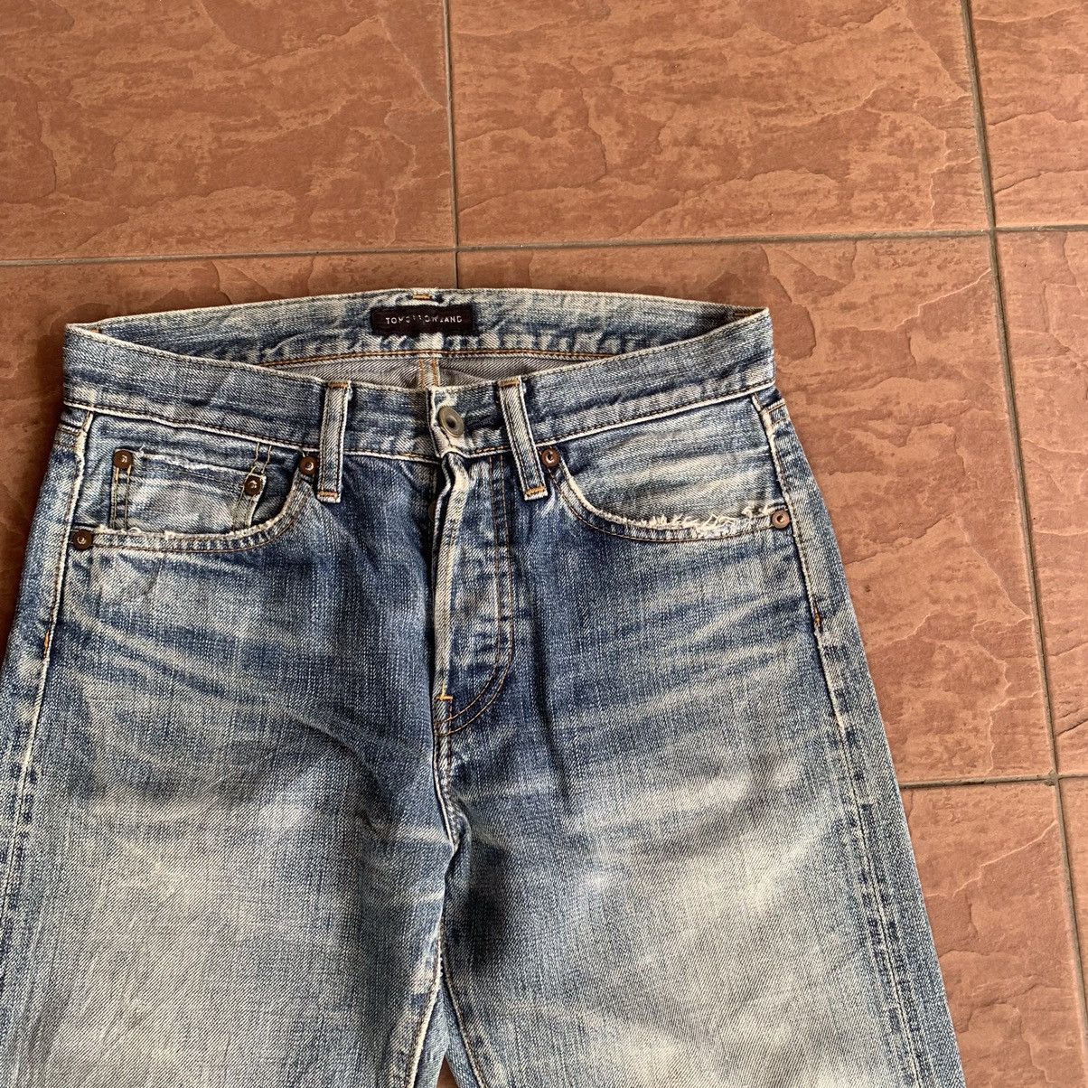 Tommy Hilfiger × Tommy Jeans × Vintage TOMMY HILFINGER 29x30 REDLINE LIGHTWASH SELVEDGE JEANS PANTS Size US 29 - 4 Thumbnail