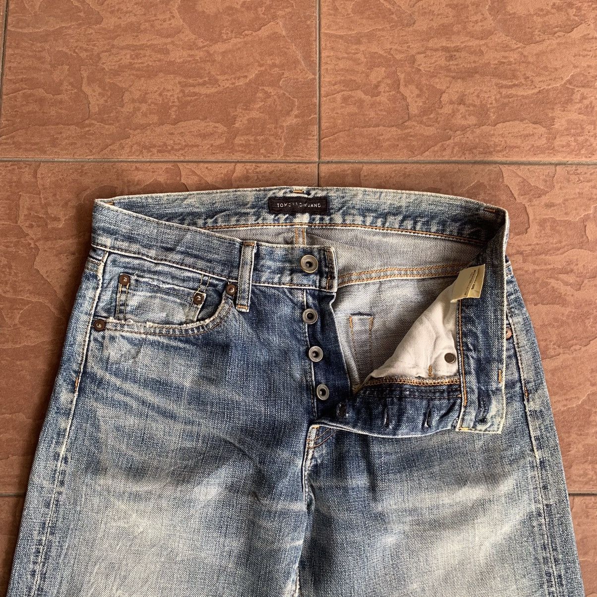 Tommy Hilfiger × Tommy Jeans × Vintage TOMMY HILFINGER 29x30 REDLINE LIGHTWASH SELVEDGE JEANS PANTS Size US 29 - 5 Thumbnail