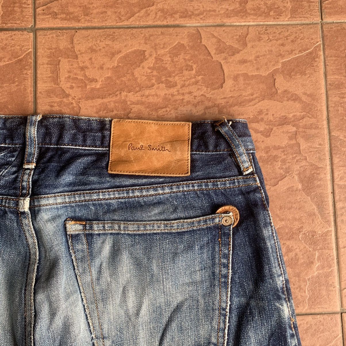 Paul Smith × Vintage 💥STEALS💥 VINTAGE 32x32 JEANS REDLINE RIPPED SELVEDGE PANTS Size US 32 / EU 48 - 15 Thumbnail