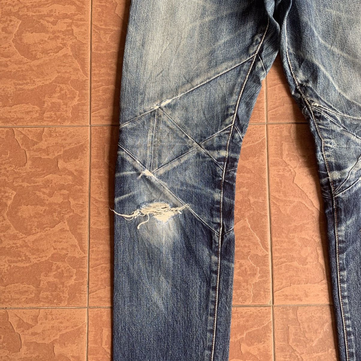 Paul Smith × Vintage 💥STEALS💥 VINTAGE 32x32 JEANS REDLINE RIPPED SELVEDGE PANTS Size US 32 / EU 48 - 4 Thumbnail