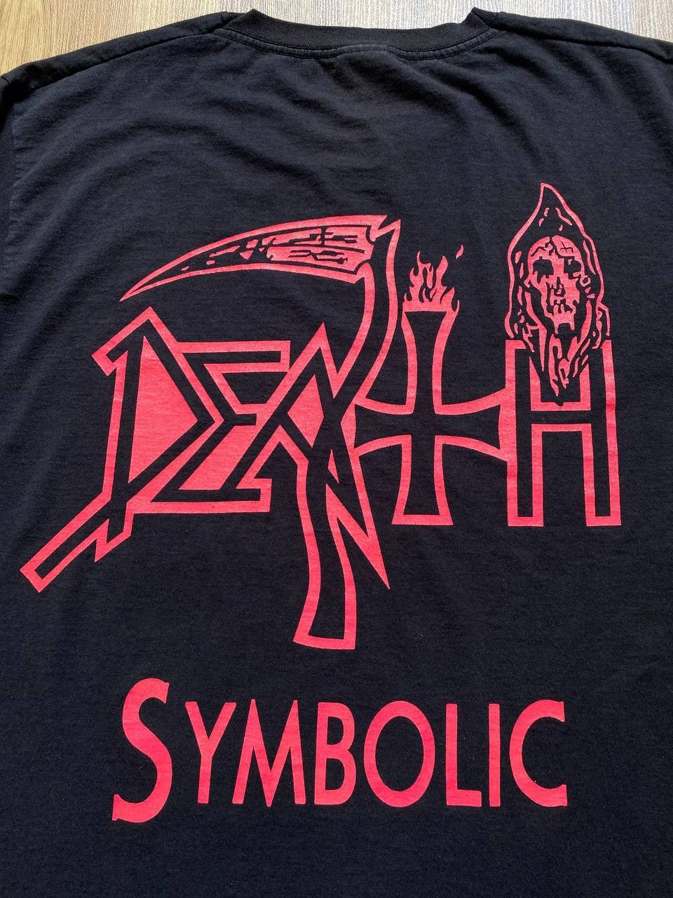 Band Tees Vintage Y2K Death Symbolic Long Sleeve T Shirt Burzum Mayhem Size US M / EU 48-50 / 2 - 13 Thumbnail