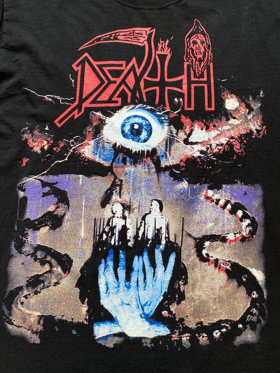 Band Tees Vintage Y2K Death Symbolic Long Sleeve T Shirt Burzum Mayhem Size US M / EU 48-50 / 2 - 2 Thumbnail