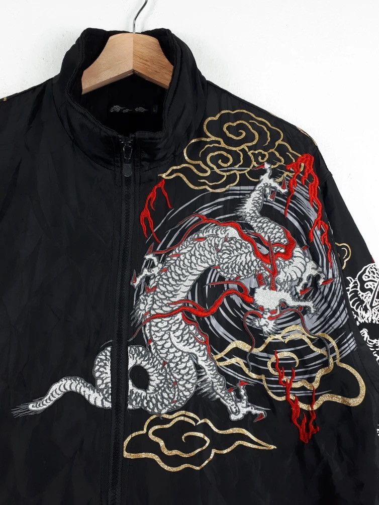 Dragonfly × Vintage VINTAGE DRAGONFLY TATTOO STYLE YAKUZA FULLPRINT JACKET Size US L / EU 52-54 / 3 - 4 Thumbnail