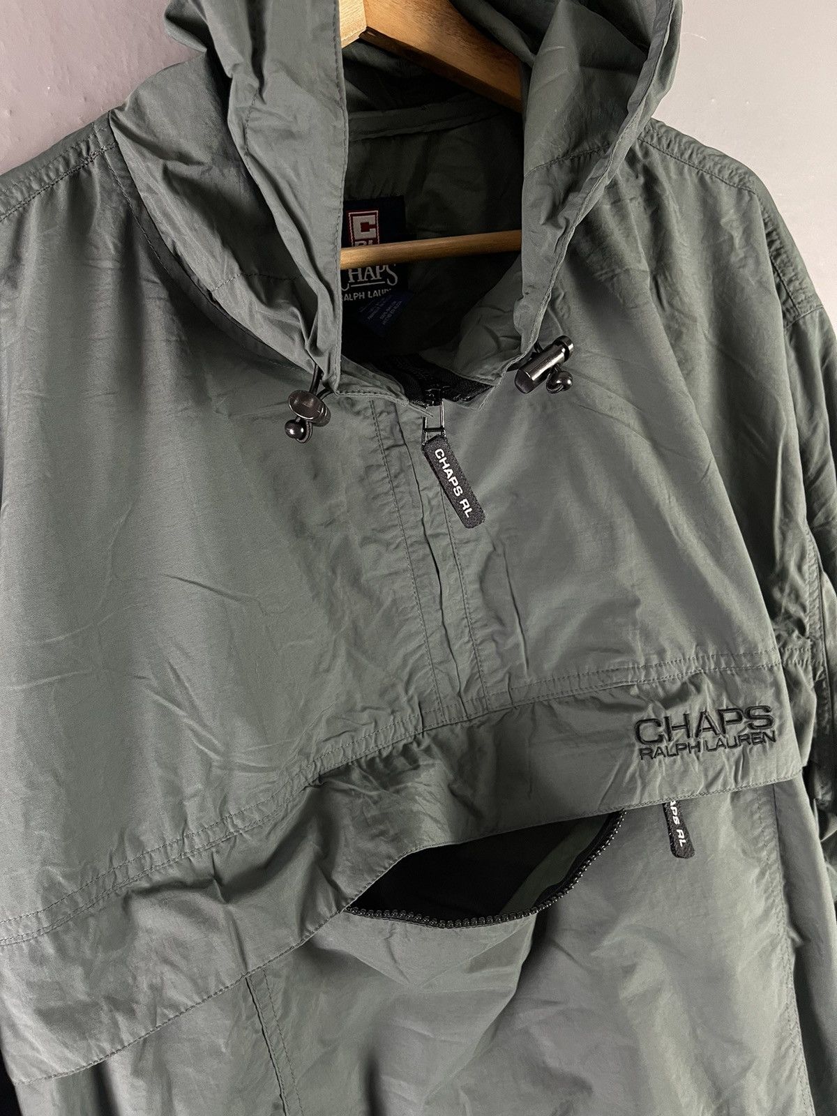 Chaps Ralph Lauren CHAPS RALPH LAUREN HALF ZIP ANORAK WINDBREAKER JACKET Size US XL / EU 56 / 4 - 3 Thumbnail