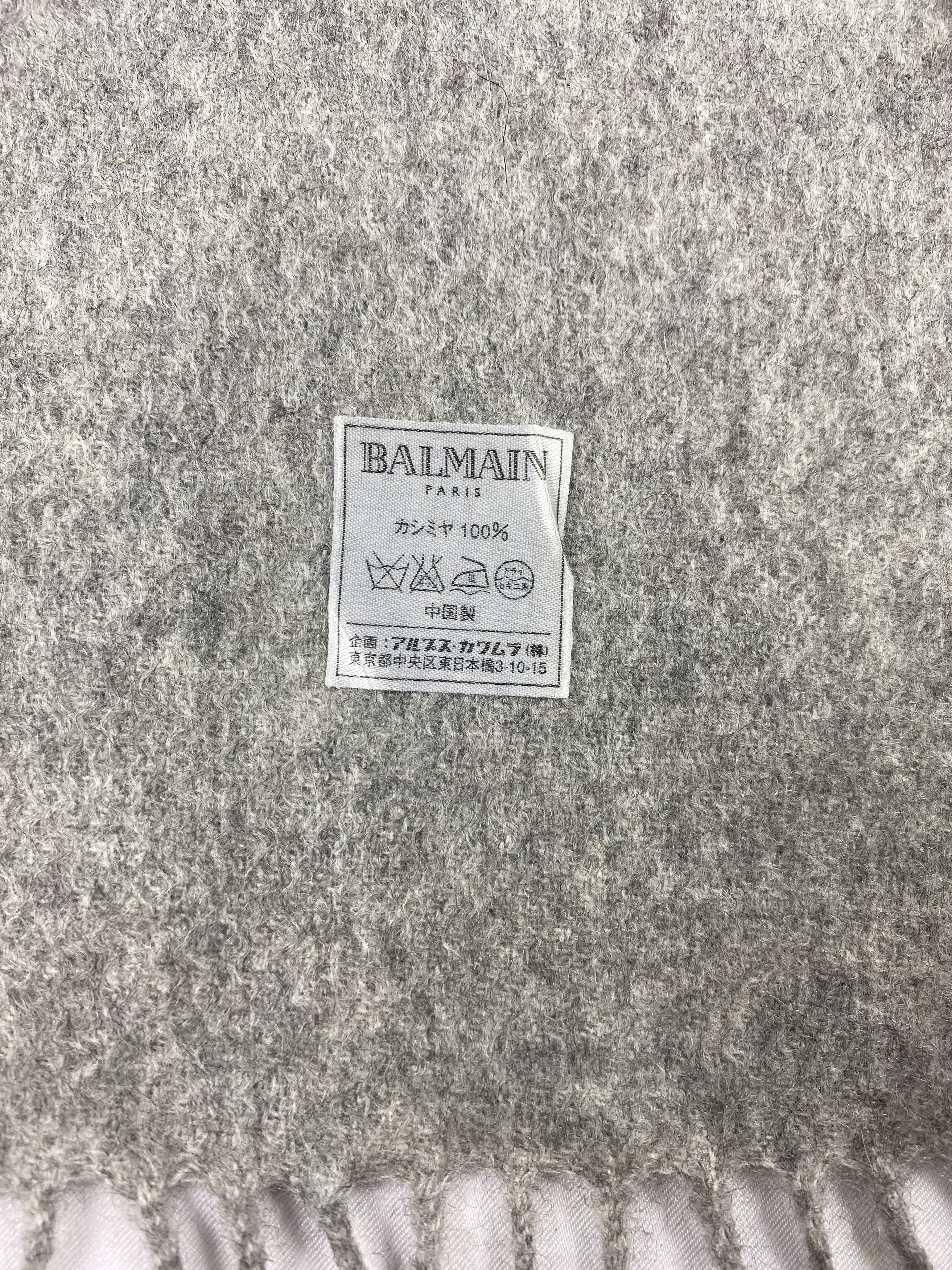 Pierre Balmain Balmain Cashmere Scarf / Muffler / Neckwear Size ONE SIZE - 6 Thumbnail