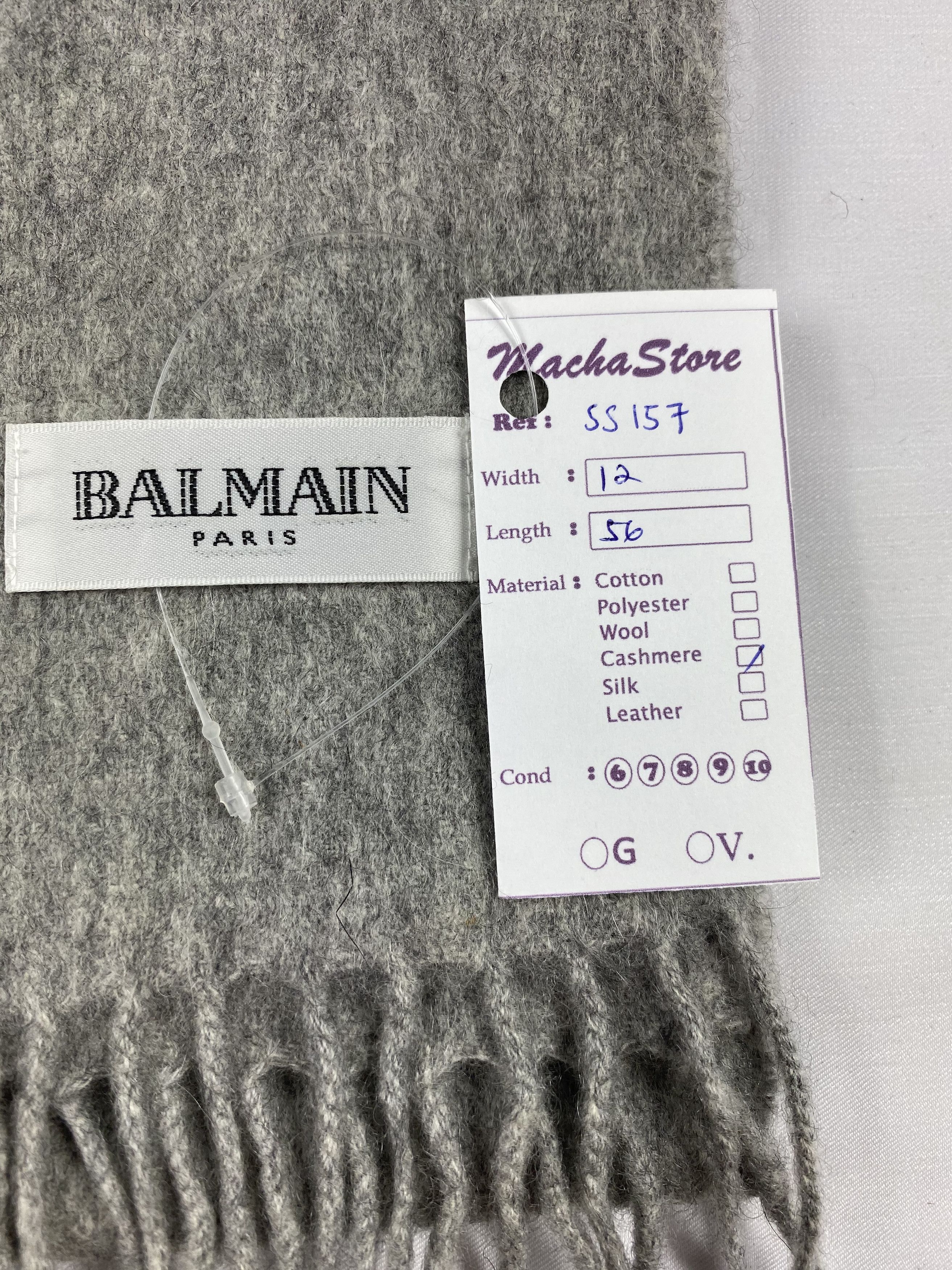 Pierre Balmain Balmain Cashmere Scarf / Muffler / Neckwear Size ONE SIZE - 3 Thumbnail