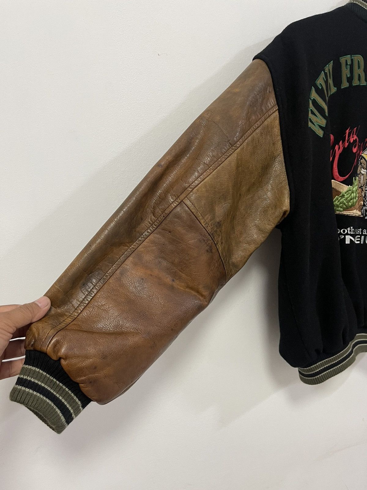 O'Neill VINTAGE O’NEILL JAPANESE WOOL LEATHER VARSITY JACKET Size US L / EU 52-54 / 3 - 8 Thumbnail