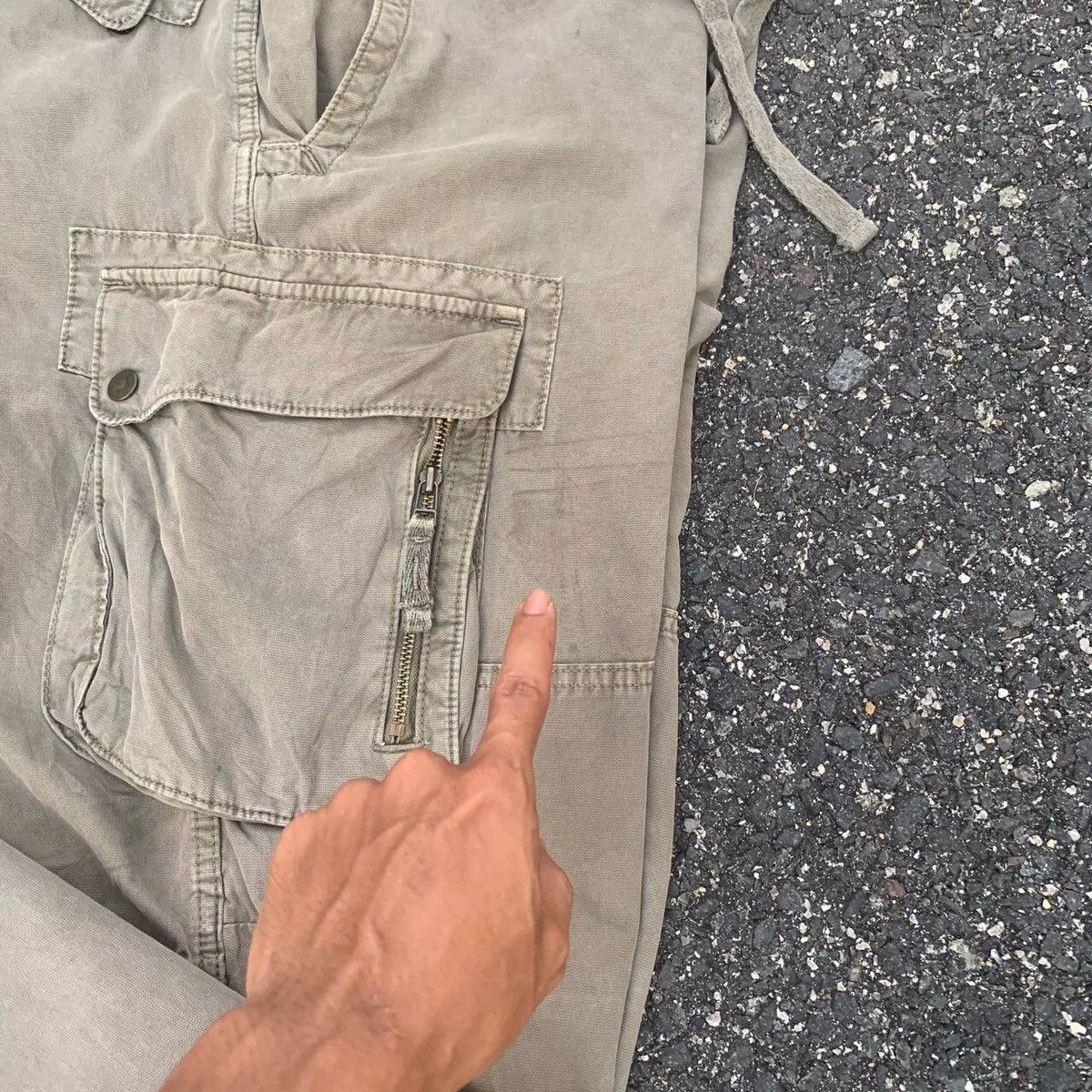Japanese Brand 💥Faded! Japanese Vintage 36x34 Utility Tactical Easy Pants Size US 36 / EU 52 - 13 Thumbnail