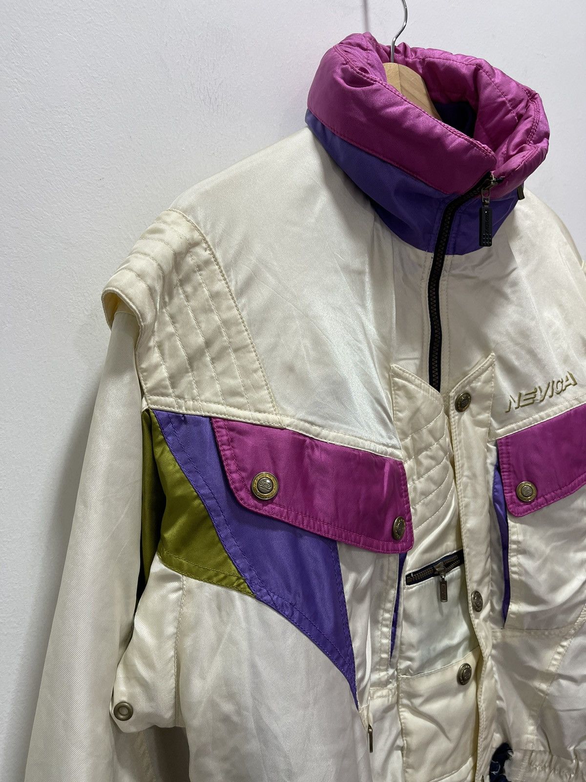 Japanese Brand × Vintage VINTAGE NEVICA QUILTED LINED DISTRESSED SKI JACKET Size US M / EU 48-50 / 2 - 3 Thumbnail