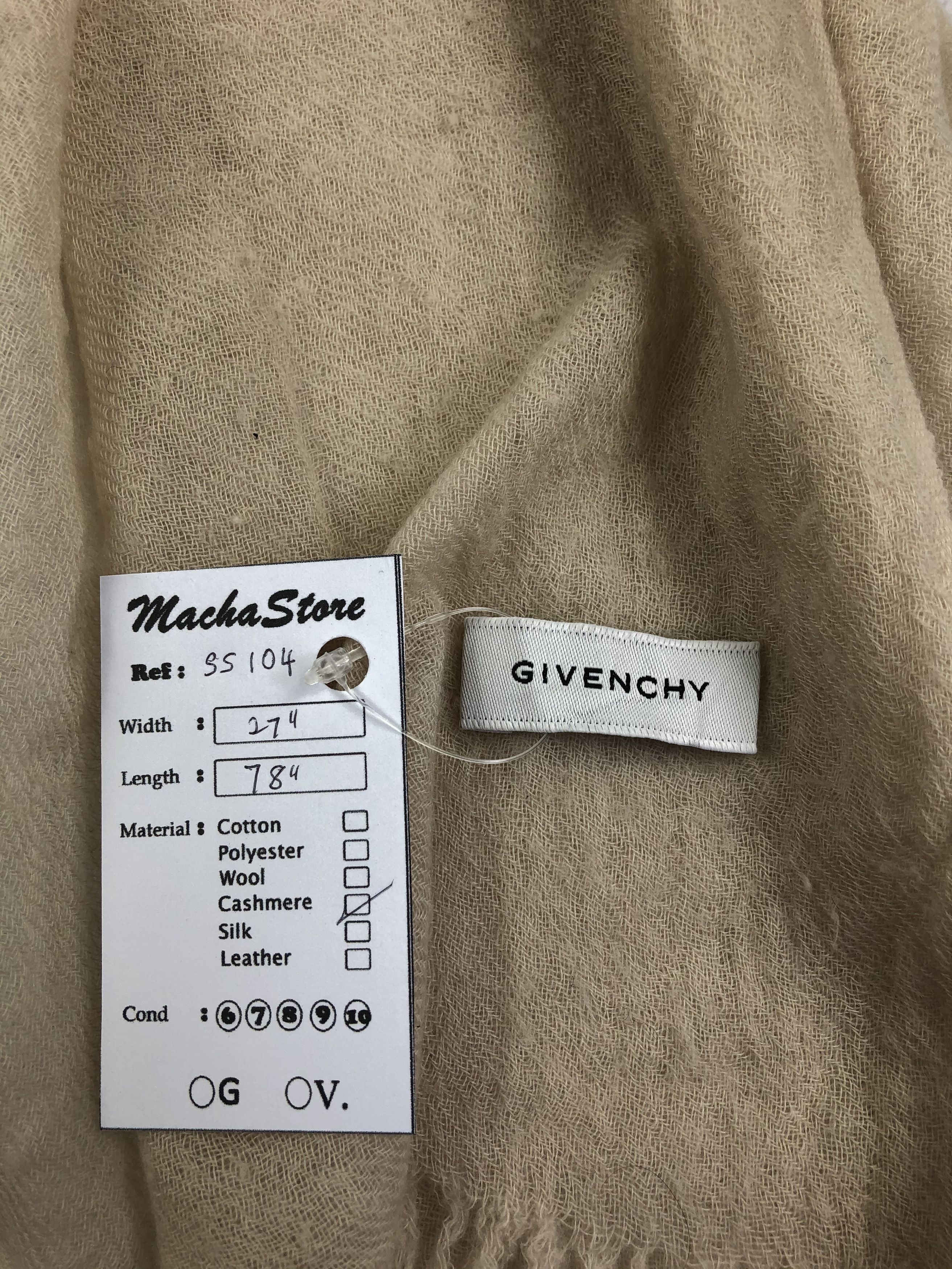 Vintage Givenchy Shawl / Scarf / Neckwear Size ONE SIZE - 5 Thumbnail