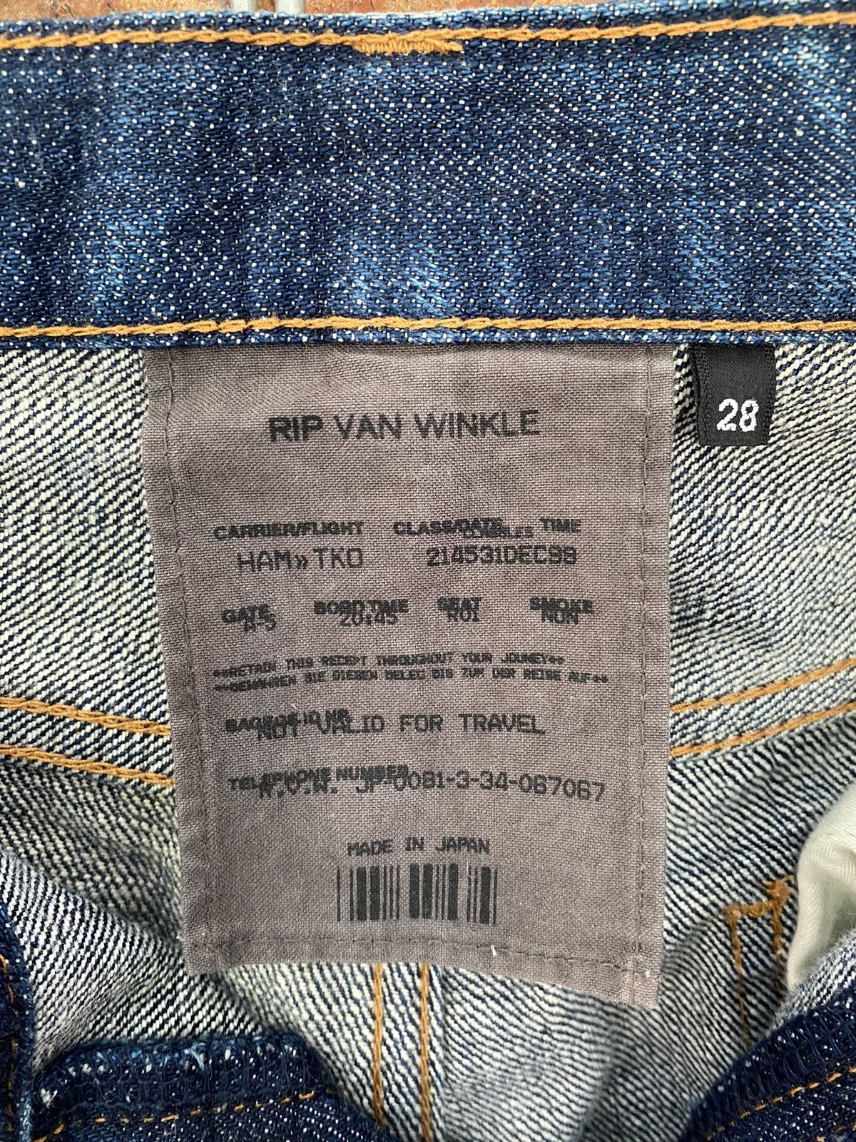 RIPVANWINKLE Rip Van Winkle Japan indigo flare pants Size US 28 / EU 44 - 11 Thumbnail