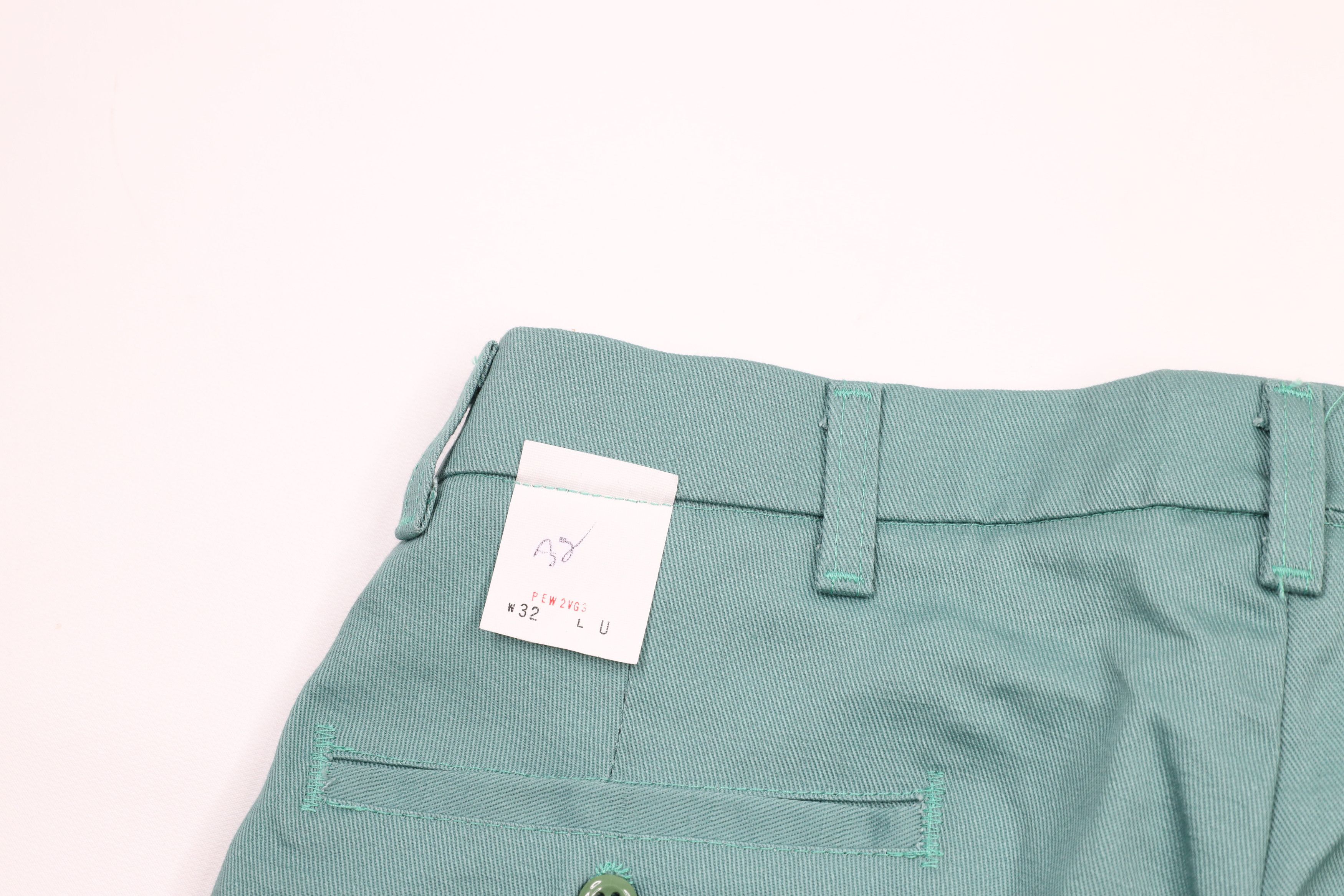 Vintage New Bulwark FR Fire Resistant Cotton Twill Work Pants Green Size US 33 - 12 Thumbnail
