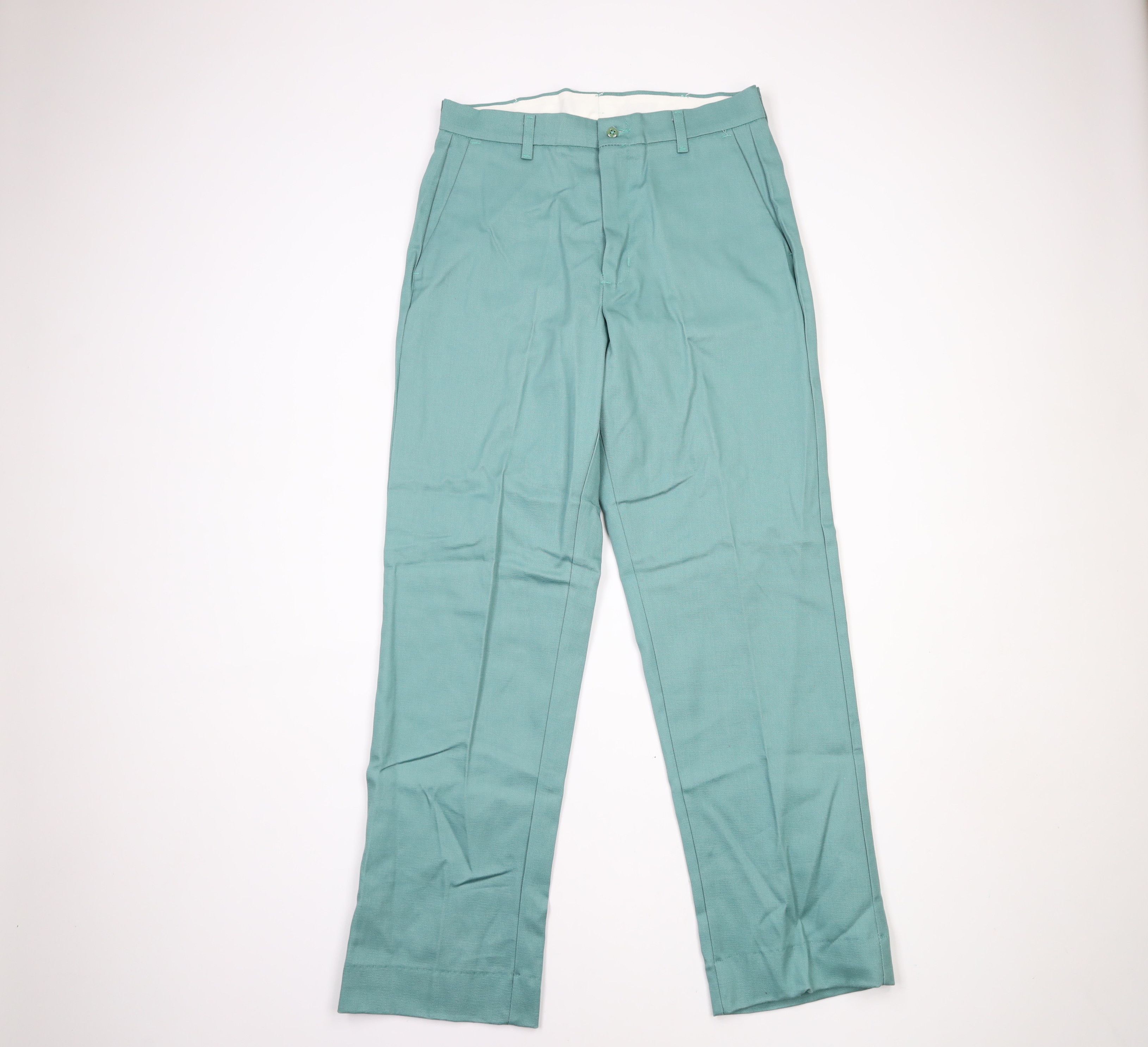 Vintage New Bulwark FR Fire Resistant Cotton Twill Work Pants Green Size US 33 - 1 Thumbnail