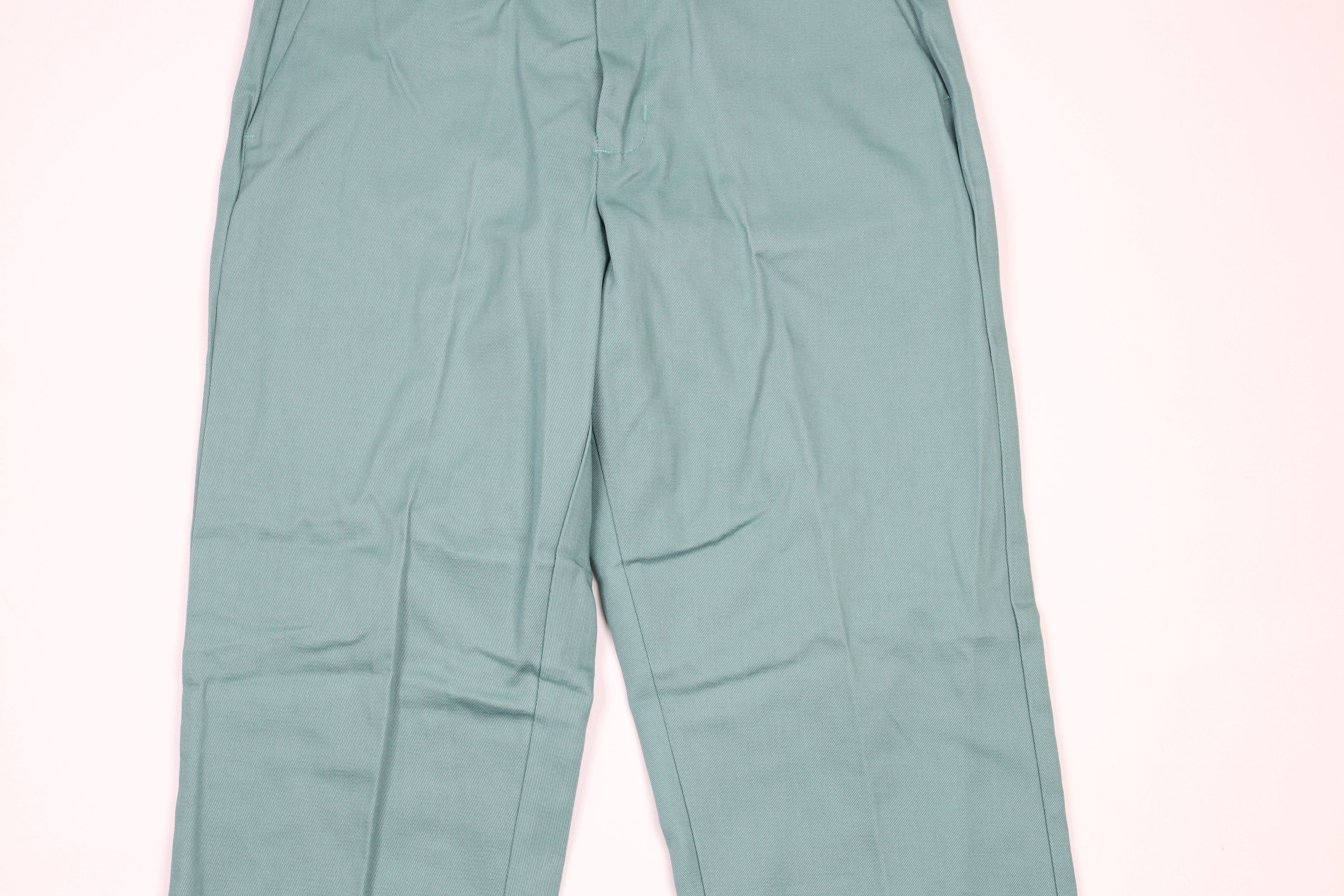 Vintage New Bulwark FR Fire Resistant Cotton Twill Work Pants Green Size US 33 - 3 Thumbnail