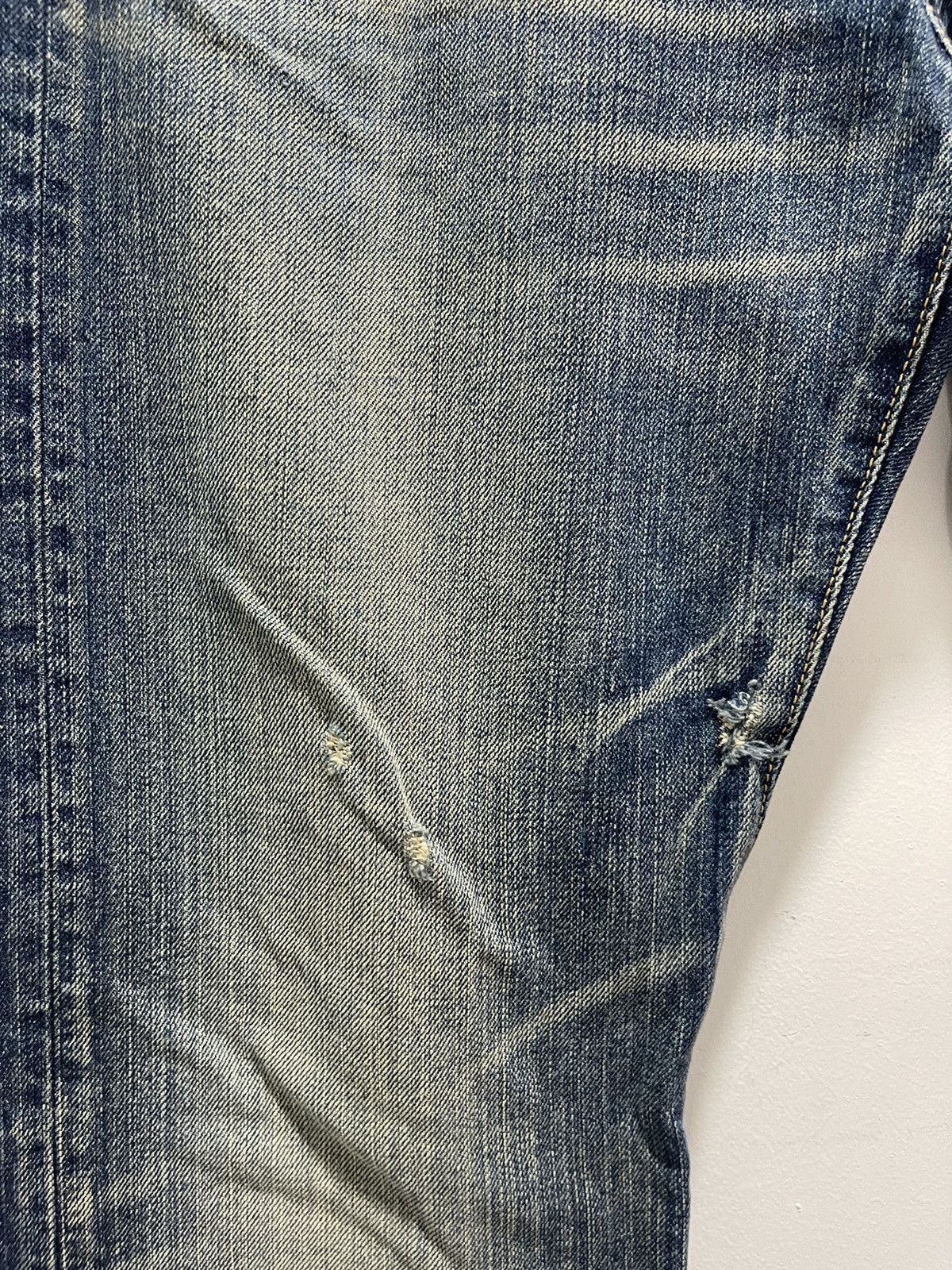 Japanese Brand × Vintage VINTAGE DENIM JAPANESE DESIGN NON SELVEDGE WASHED BLUE JEANS Size US 32 / EU 48 - 7 Thumbnail