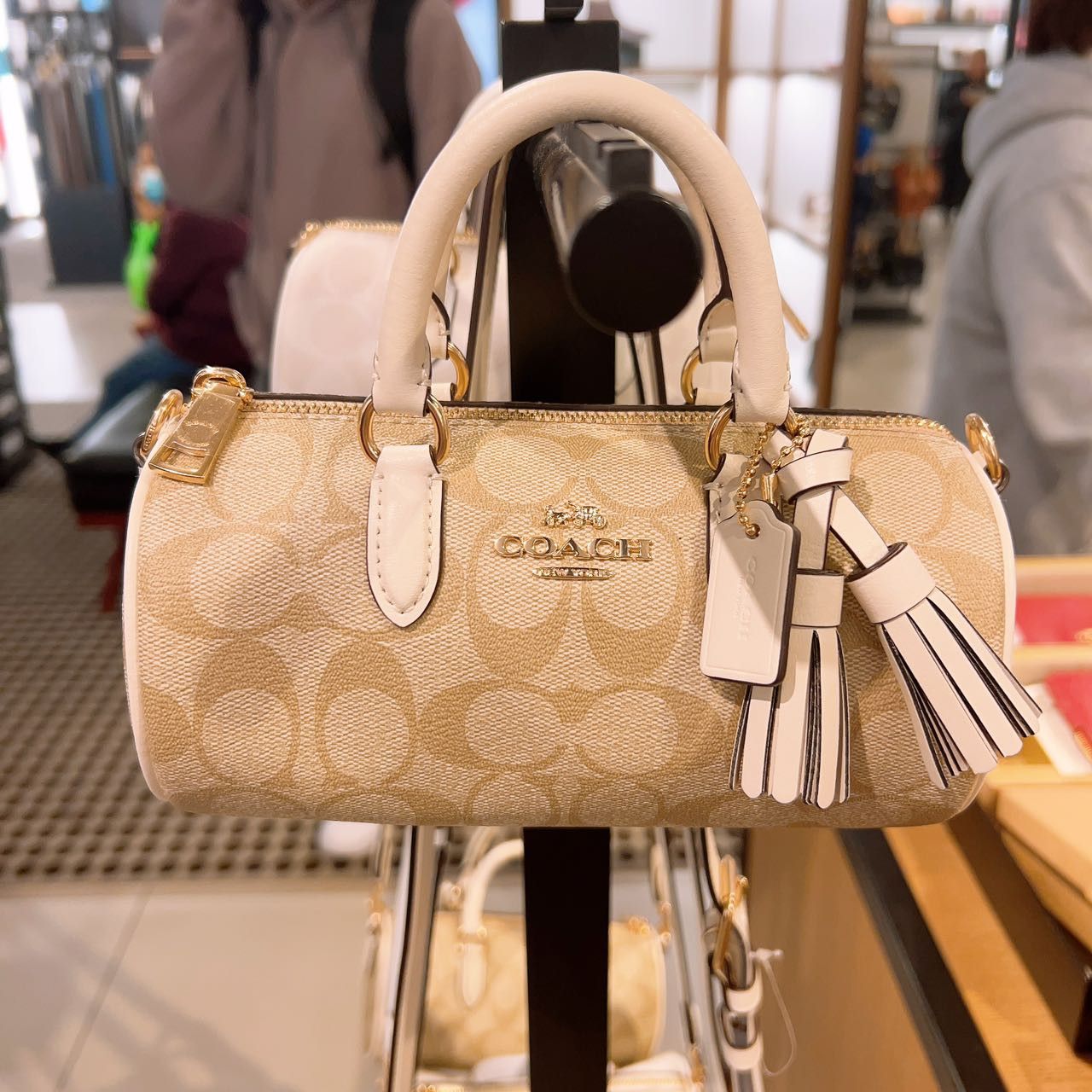 Coach NWT Mini Rowan Crossbody In Signature Canvas - $179