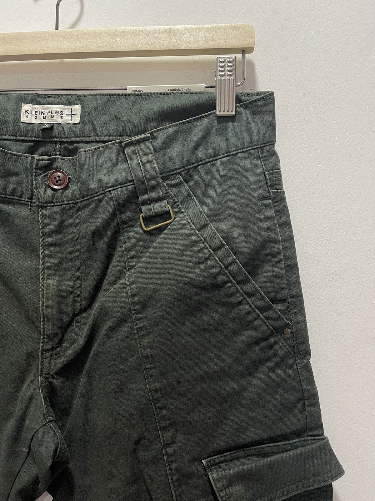 Japanese Brand KLEIN PLUS HOMME TAPPERED MULTIPOCKET STRETCHABLE CARGO Size US 31 - 2 Thumbnail