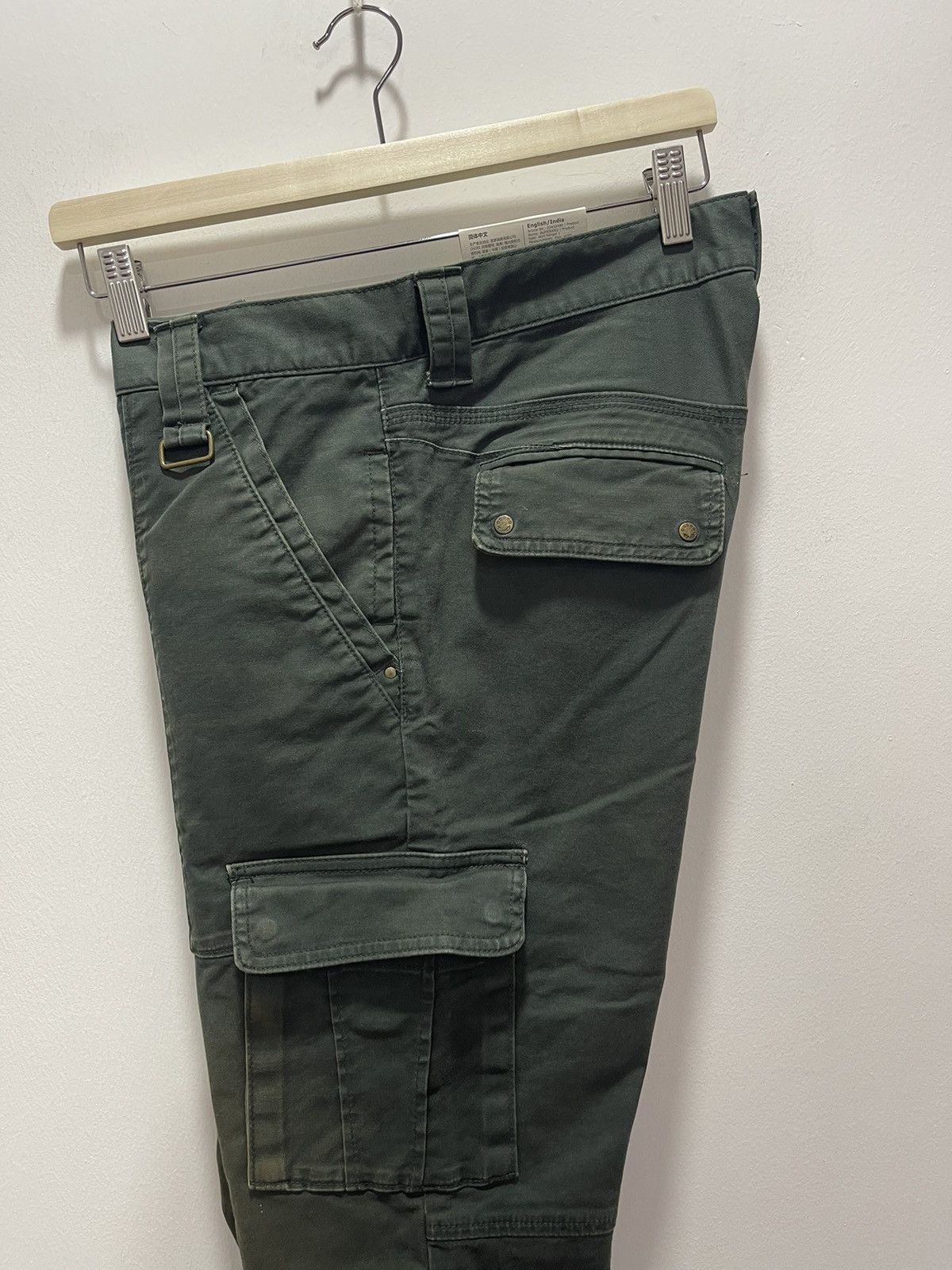 Japanese Brand KLEIN PLUS HOMME TAPPERED MULTIPOCKET STRETCHABLE CARGO Size US 31 - 15 Thumbnail