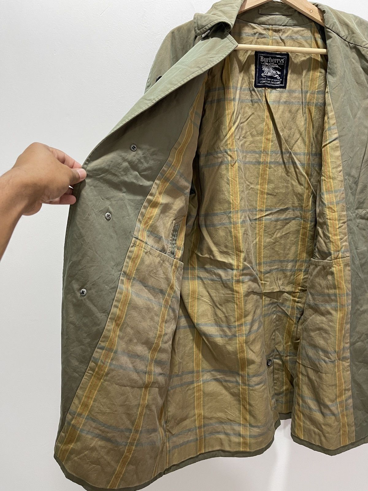 Burberry BURBERRY NOVA CHECK LINED LONG JACKET Size US S / EU 44-46 / 1 - 6 Thumbnail