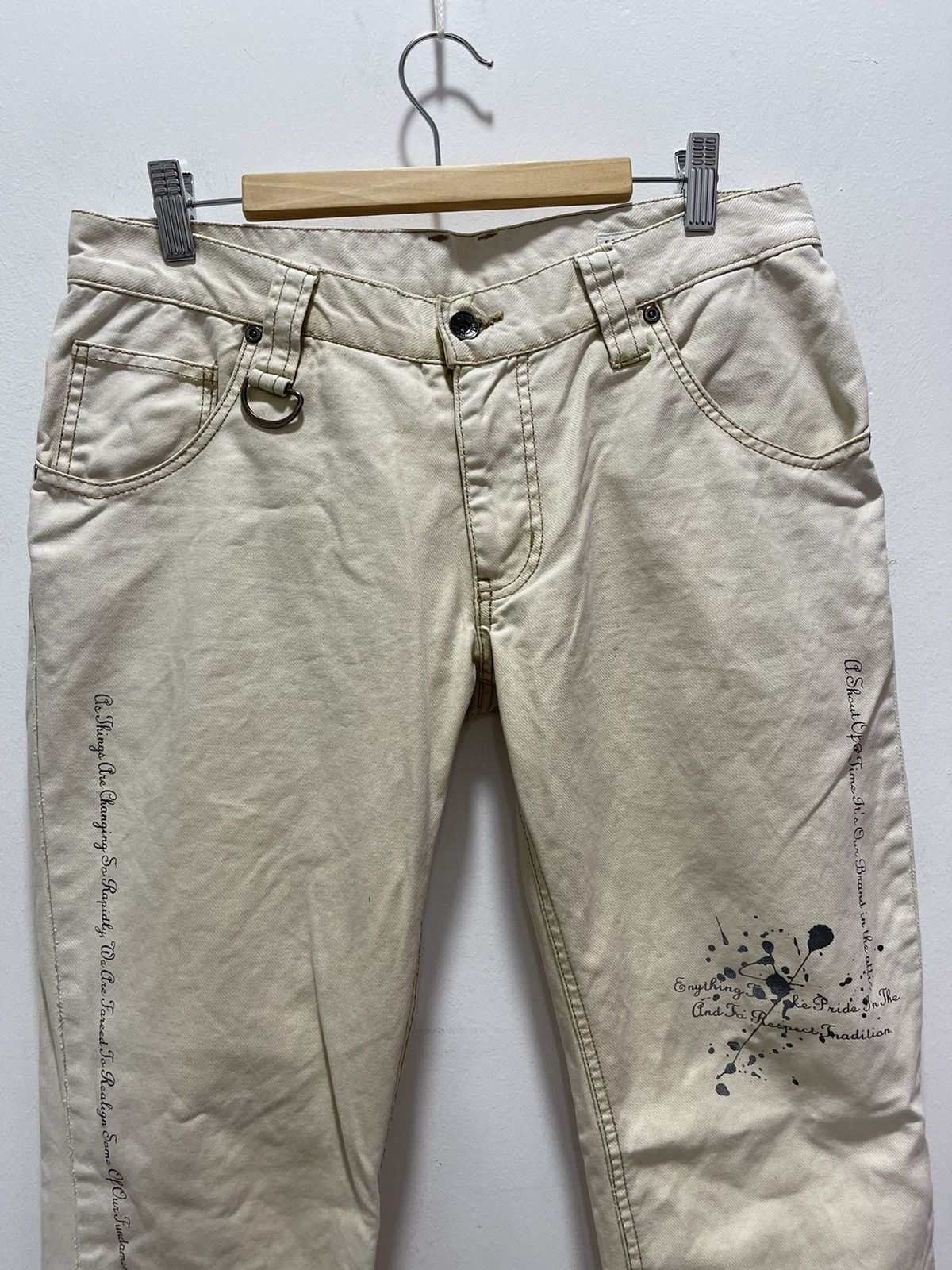 semanticdesign SEMANTIC DESIGN BUCKLE BACK SEDITIONARIES DISTRESSED JEANS Size US 30 / EU 46 - 10 Thumbnail