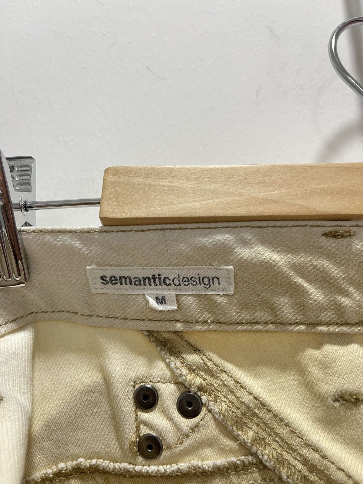 semanticdesign SEMANTIC DESIGN BUCKLE BACK SEDITIONARIES DISTRESSED JEANS Size US 30 / EU 46 - 15 Thumbnail