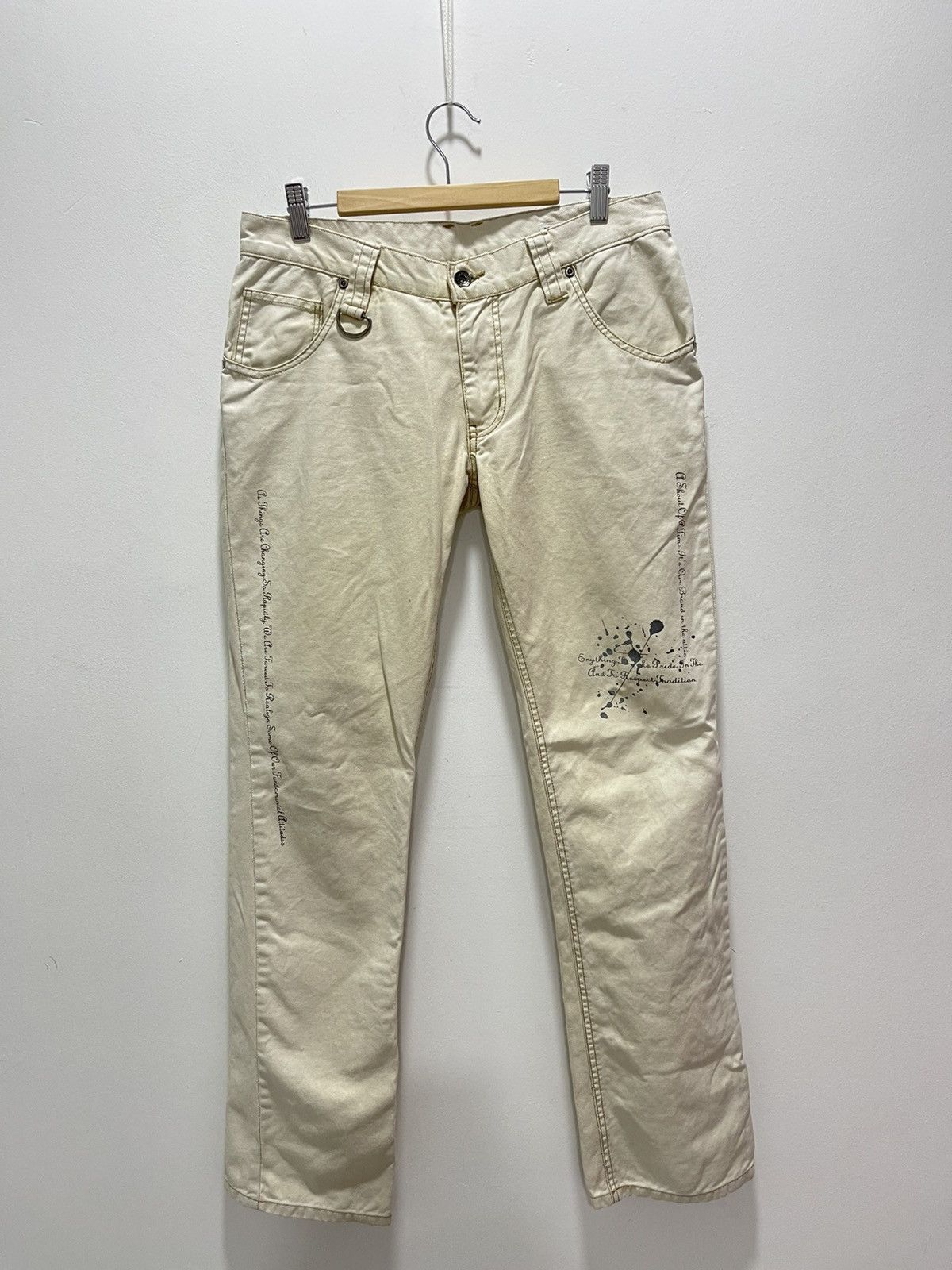 semanticdesign SEMANTIC DESIGN BUCKLE BACK SEDITIONARIES DISTRESSED JEANS Size US 30 / EU 46 - 7 Thumbnail