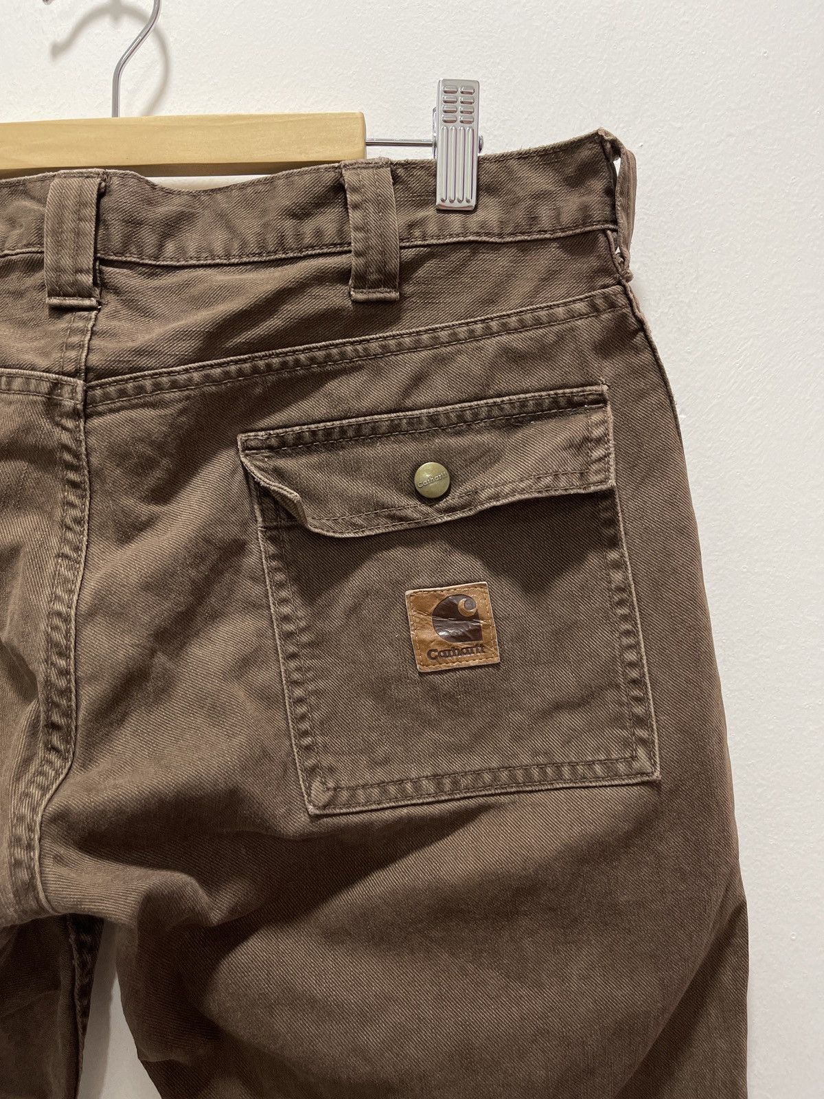 Carhartt × Carhartt Wip × Vintage VINTAGE CARHARTT CARPENTER FITS BUSH PANTS Size 32" / US 10 / IT 46 - 2 Thumbnail
