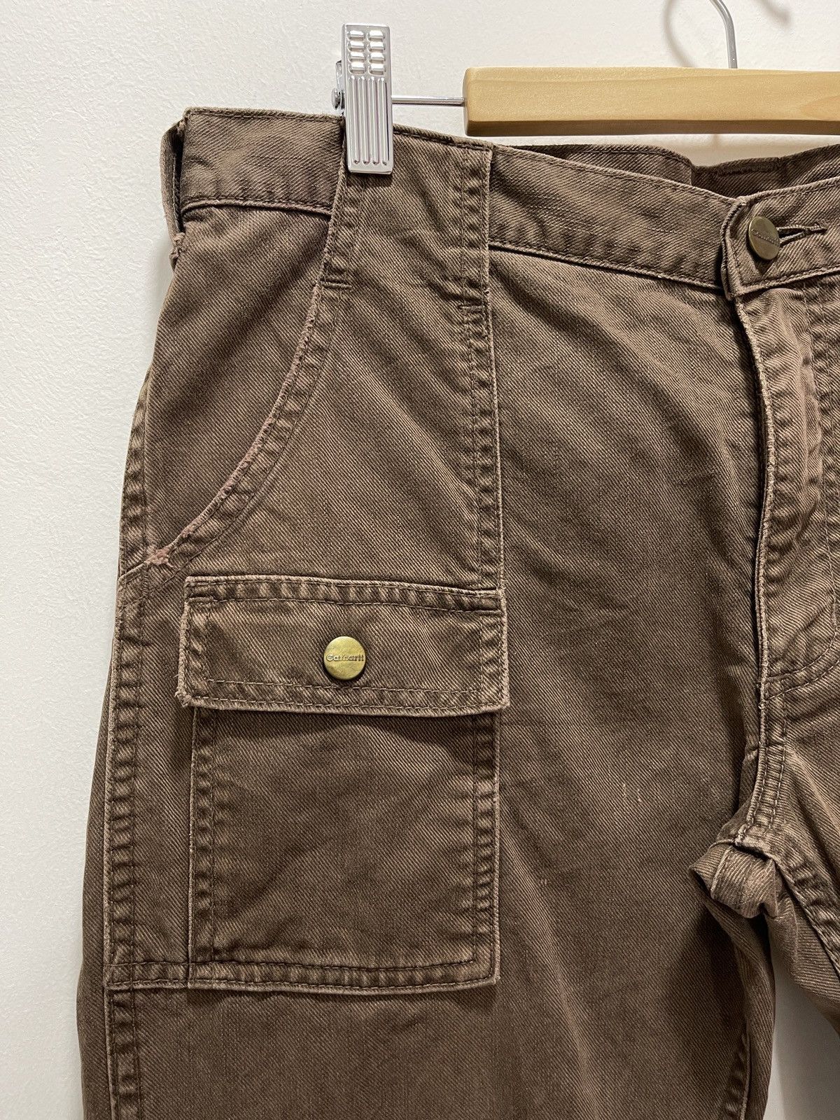 Carhartt × Carhartt Wip × Vintage VINTAGE CARHARTT CARPENTER FITS BUSH PANTS Size 32" / US 10 / IT 46 - 8 Thumbnail
