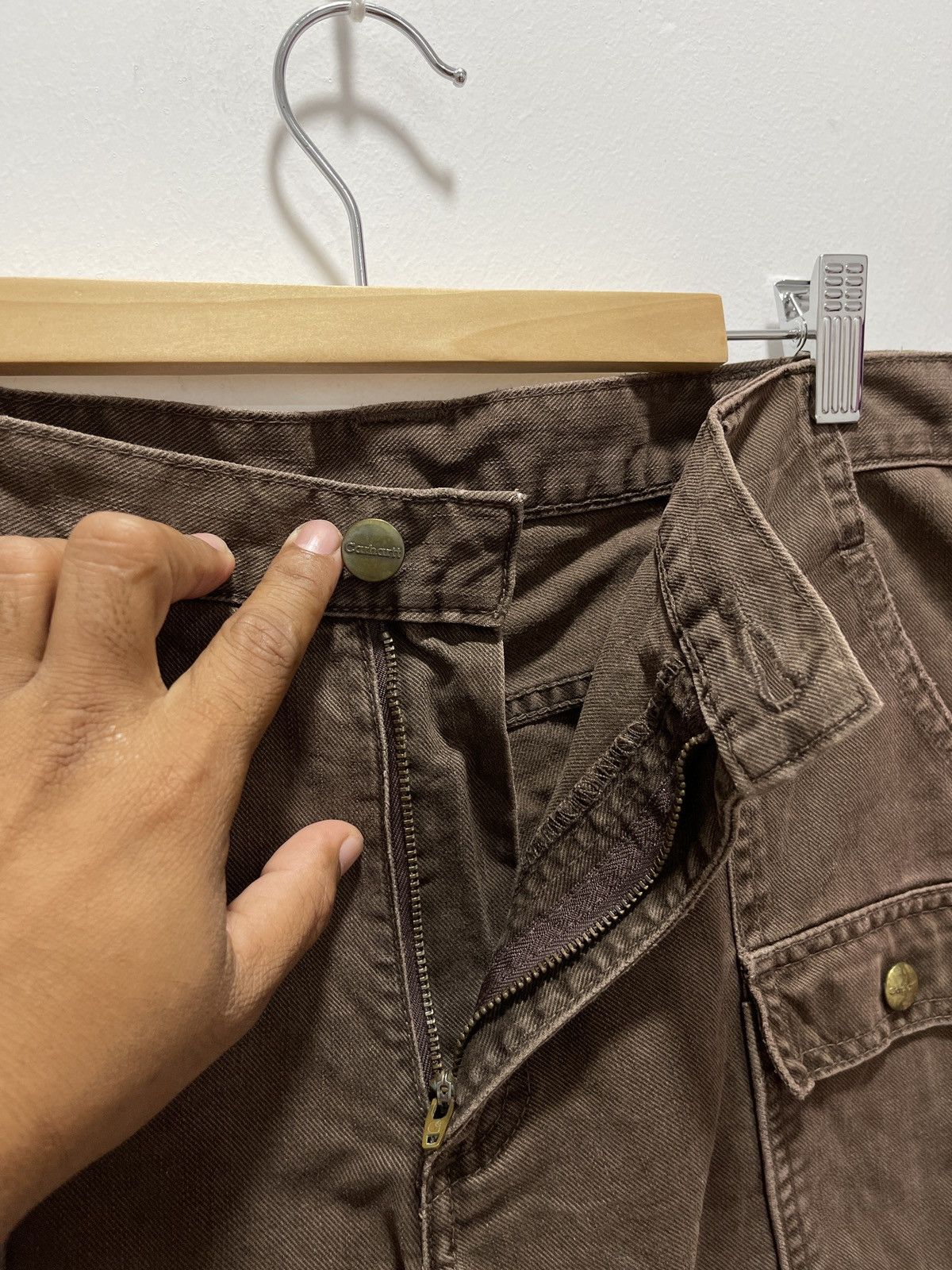 Carhartt × Carhartt Wip × Vintage VINTAGE CARHARTT CARPENTER FITS BUSH PANTS Size 32" / US 10 / IT 46 - 11 Thumbnail