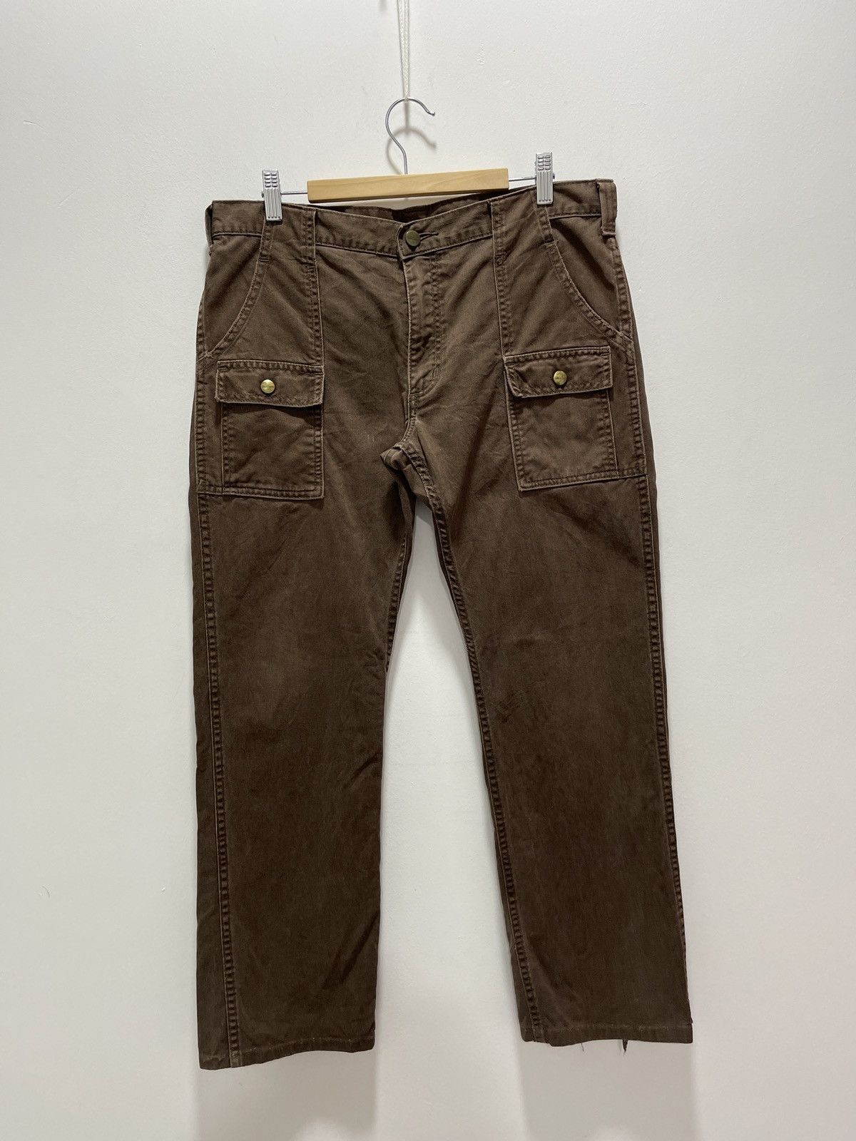 Carhartt × Carhartt Wip × Vintage VINTAGE CARHARTT CARPENTER FITS BUSH PANTS Size 32" / US 10 / IT 46 - 6 Thumbnail