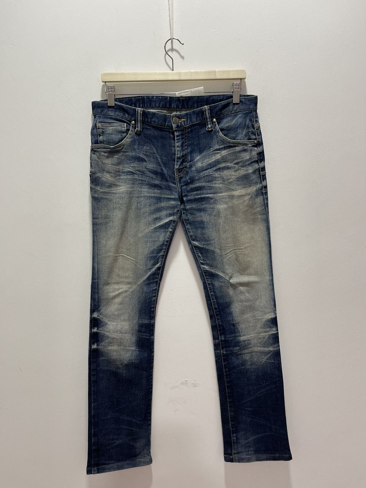 Tornado Mart × Vintage JAPANESE TERNADO MART STRECHABLE DISTRESSED DENIM JEANS Size US 30 / EU 46 - 7 Thumbnail