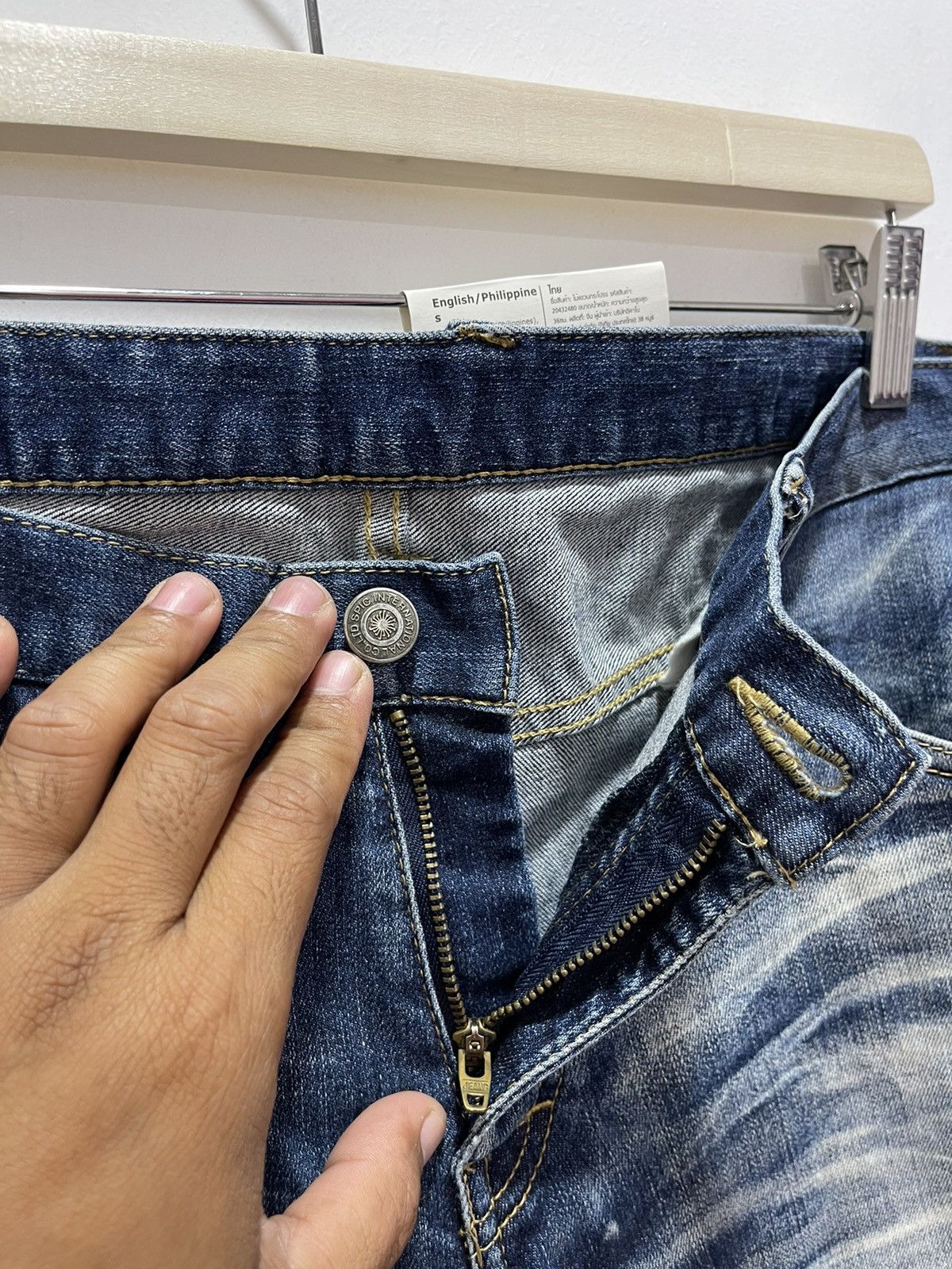 Tornado Mart × Vintage JAPANESE TERNADO MART STRECHABLE DISTRESSED DENIM JEANS Size US 30 / EU 46 - 12 Thumbnail