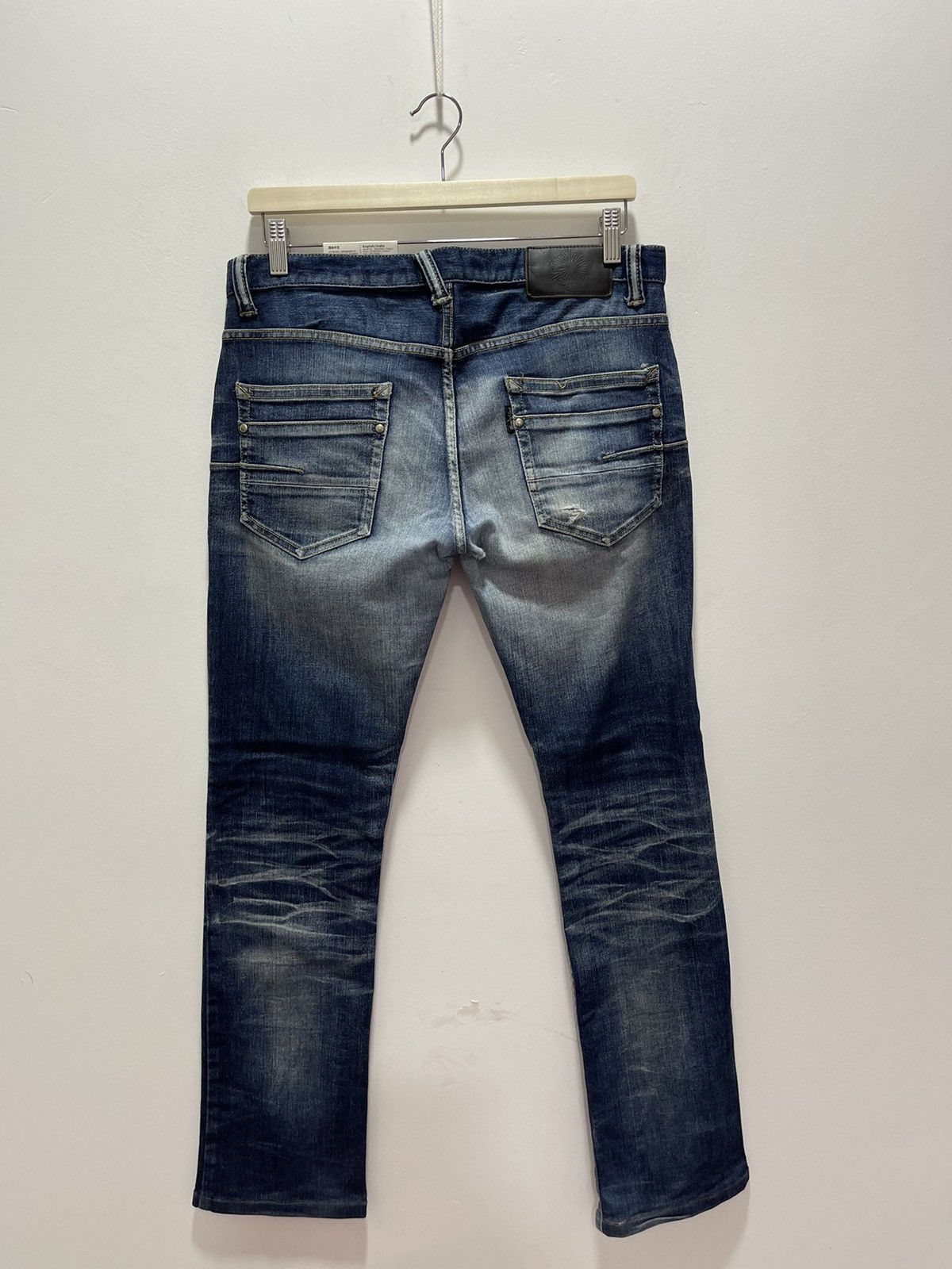 Tornado Mart × Vintage JAPANESE TERNADO MART STRECHABLE DISTRESSED DENIM JEANS Size US 30 / EU 46 - 1 Thumbnail