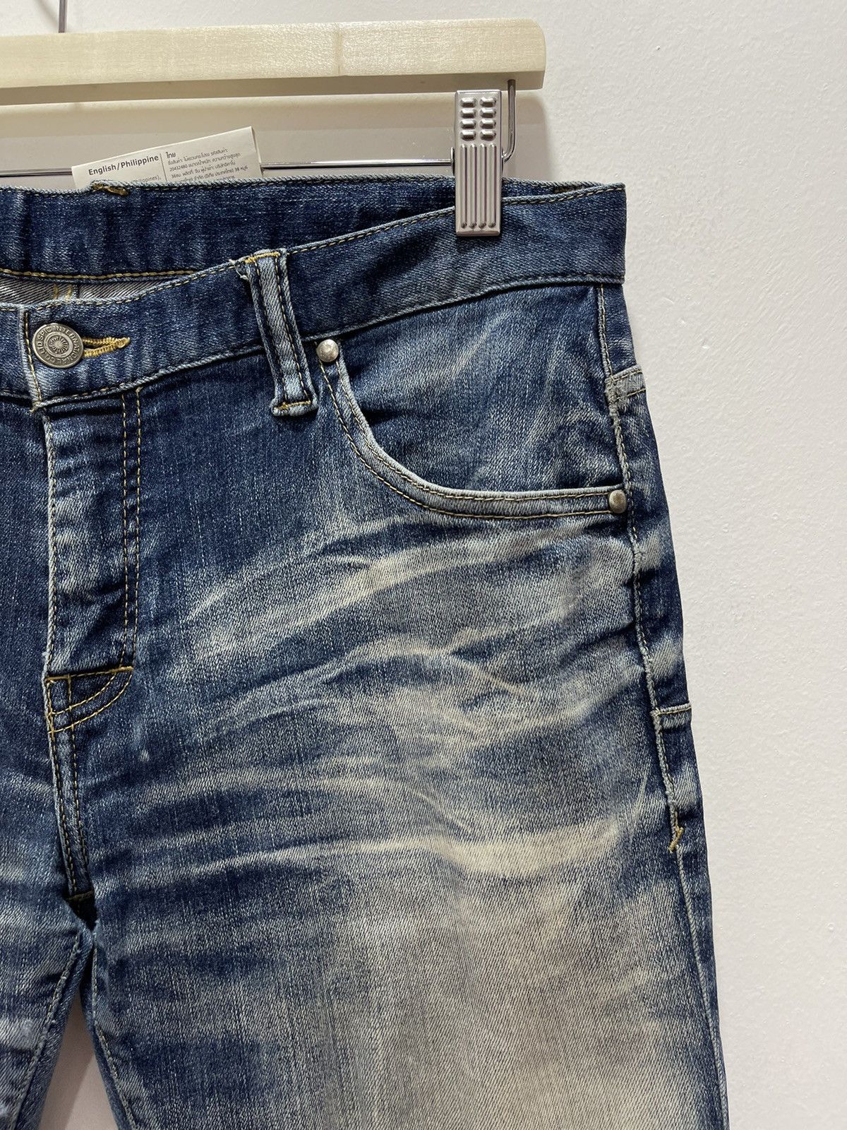 Tornado Mart × Vintage JAPANESE TERNADO MART STRECHABLE DISTRESSED DENIM JEANS Size US 30 / EU 46 - 8 Thumbnail