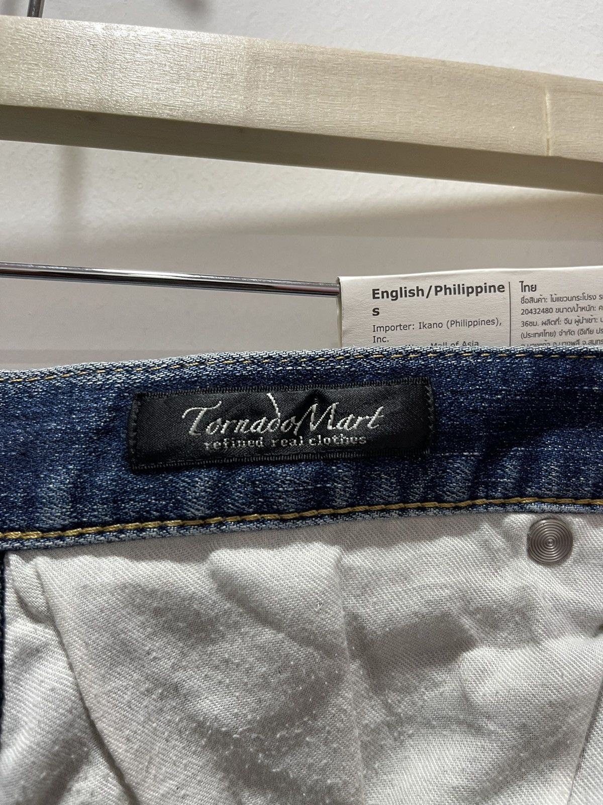 Tornado Mart × Vintage JAPANESE TERNADO MART STRECHABLE DISTRESSED DENIM JEANS Size US 30 / EU 46 - 14 Thumbnail