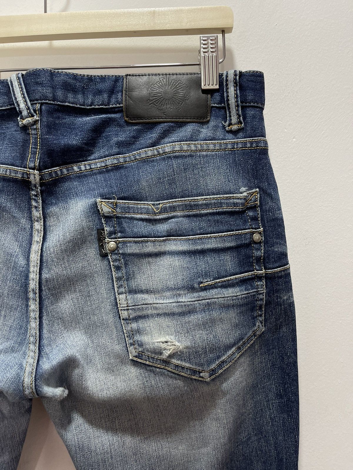 Tornado Mart × Vintage JAPANESE TERNADO MART STRECHABLE DISTRESSED DENIM JEANS Size US 30 / EU 46 - 2 Thumbnail