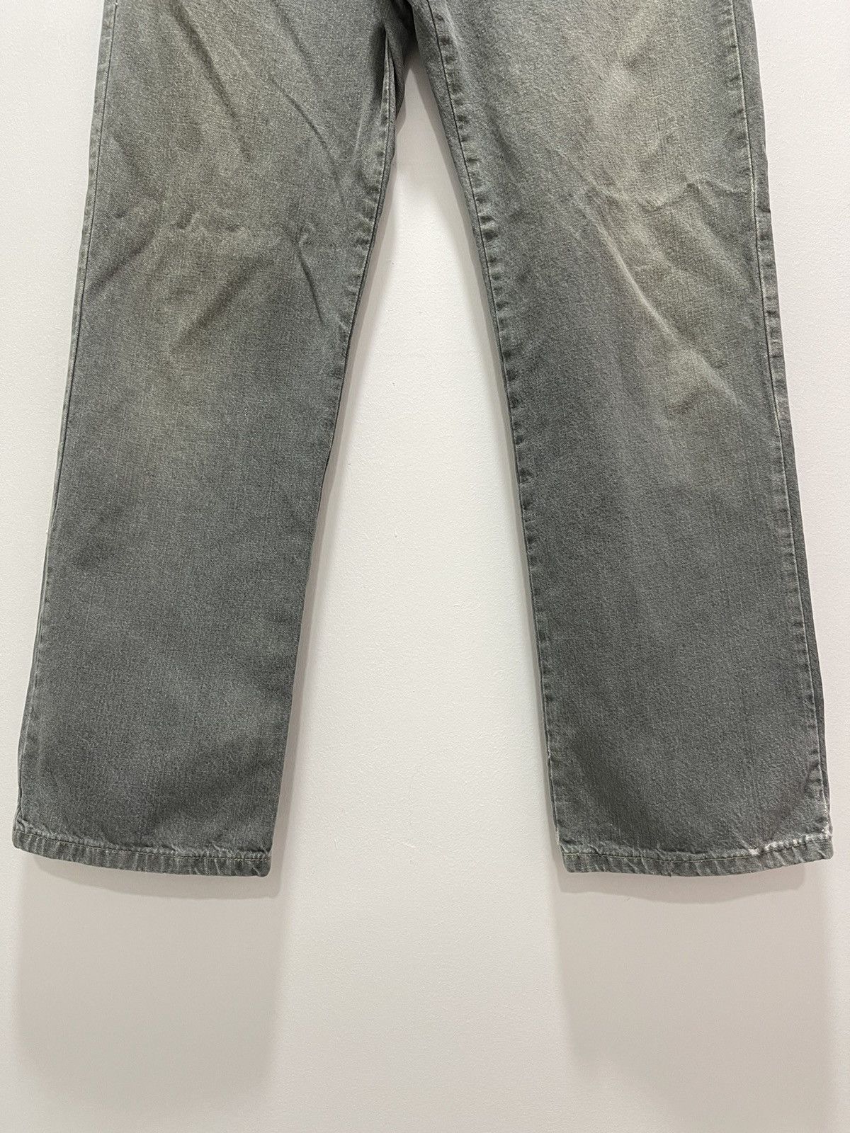 Vintage JAPANESE XLARGE BUTTON FLY DISTRESSED DENIM JEANS Size US 31 - 5 Thumbnail