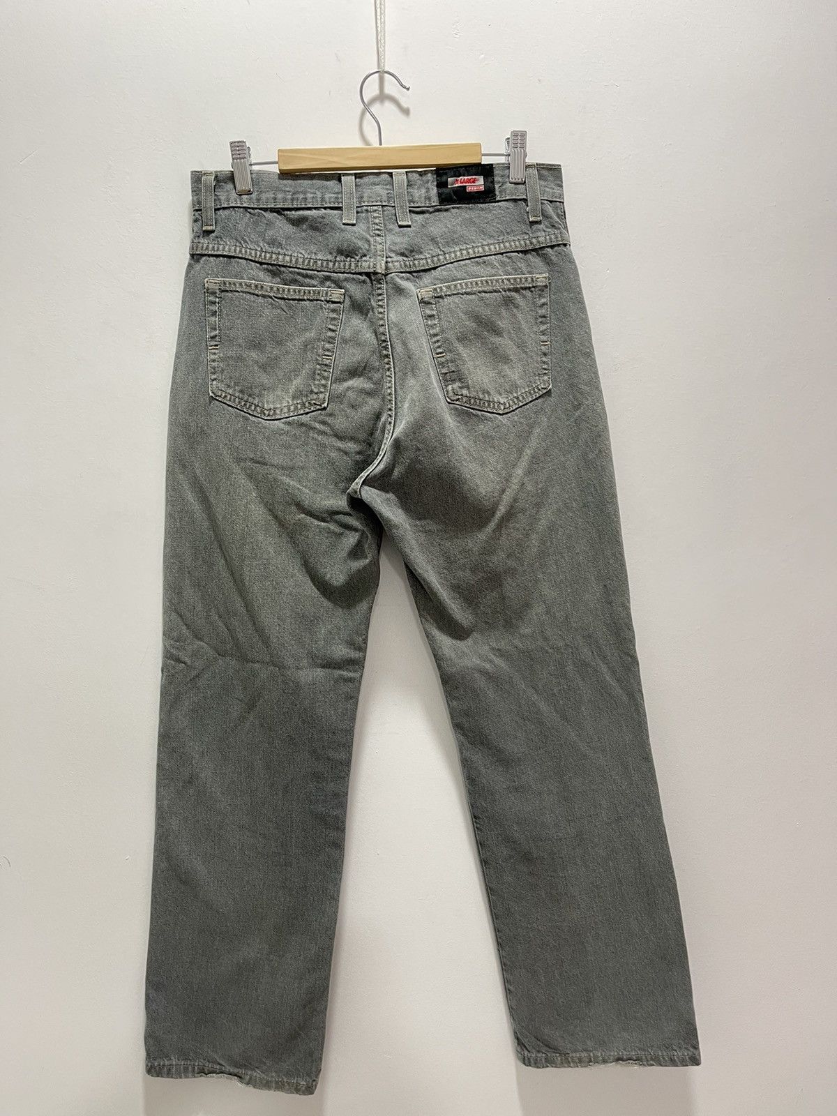 Vintage JAPANESE XLARGE BUTTON FLY DISTRESSED DENIM JEANS Size US 31 - 7 Thumbnail