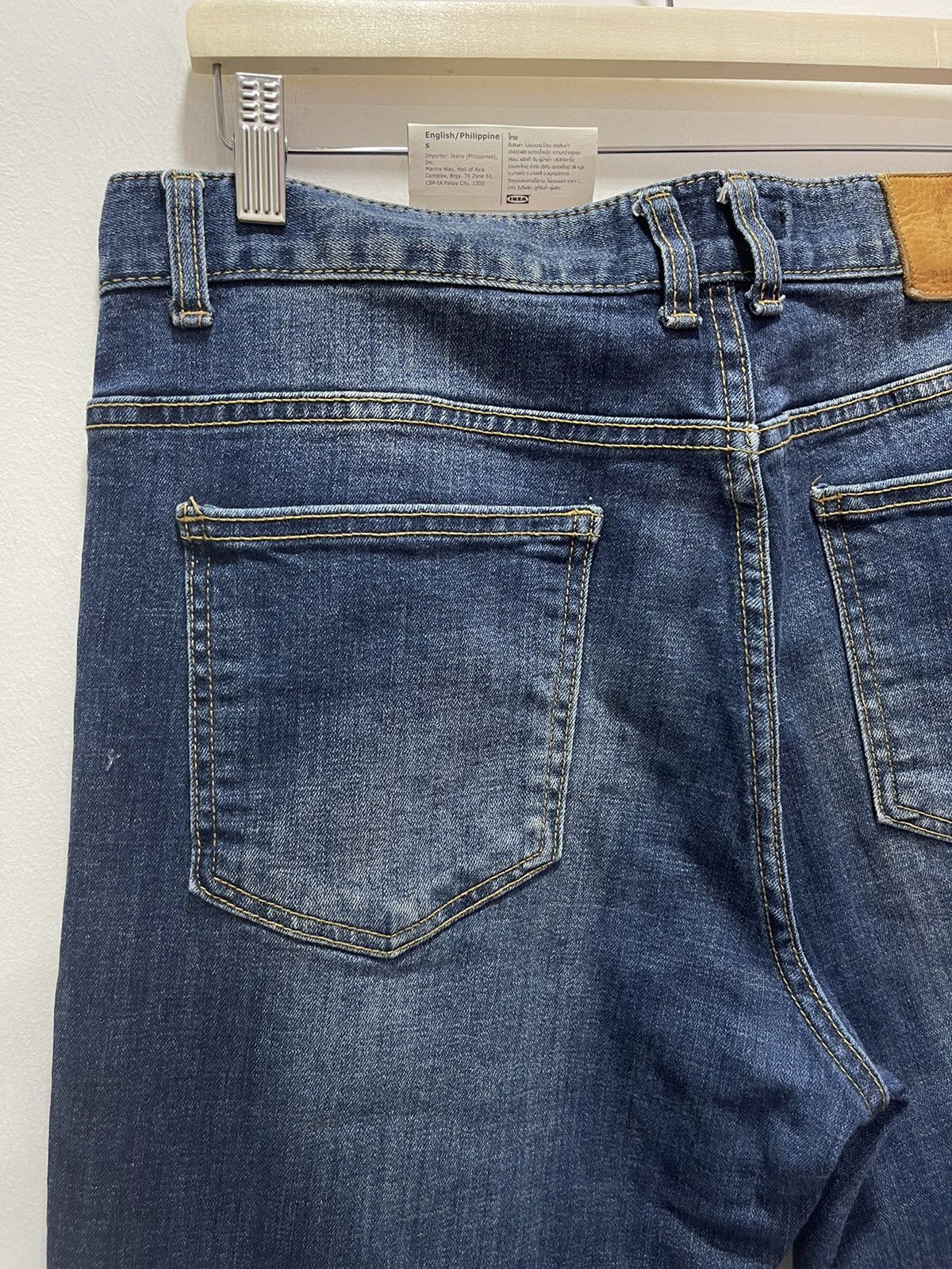Japanese Brand × Vintage JAPANESE PUBLIC ICON STRETCHABLE RIPPED SKINNY DISTRESSED Size US 34 / EU 50 - 12 Thumbnail