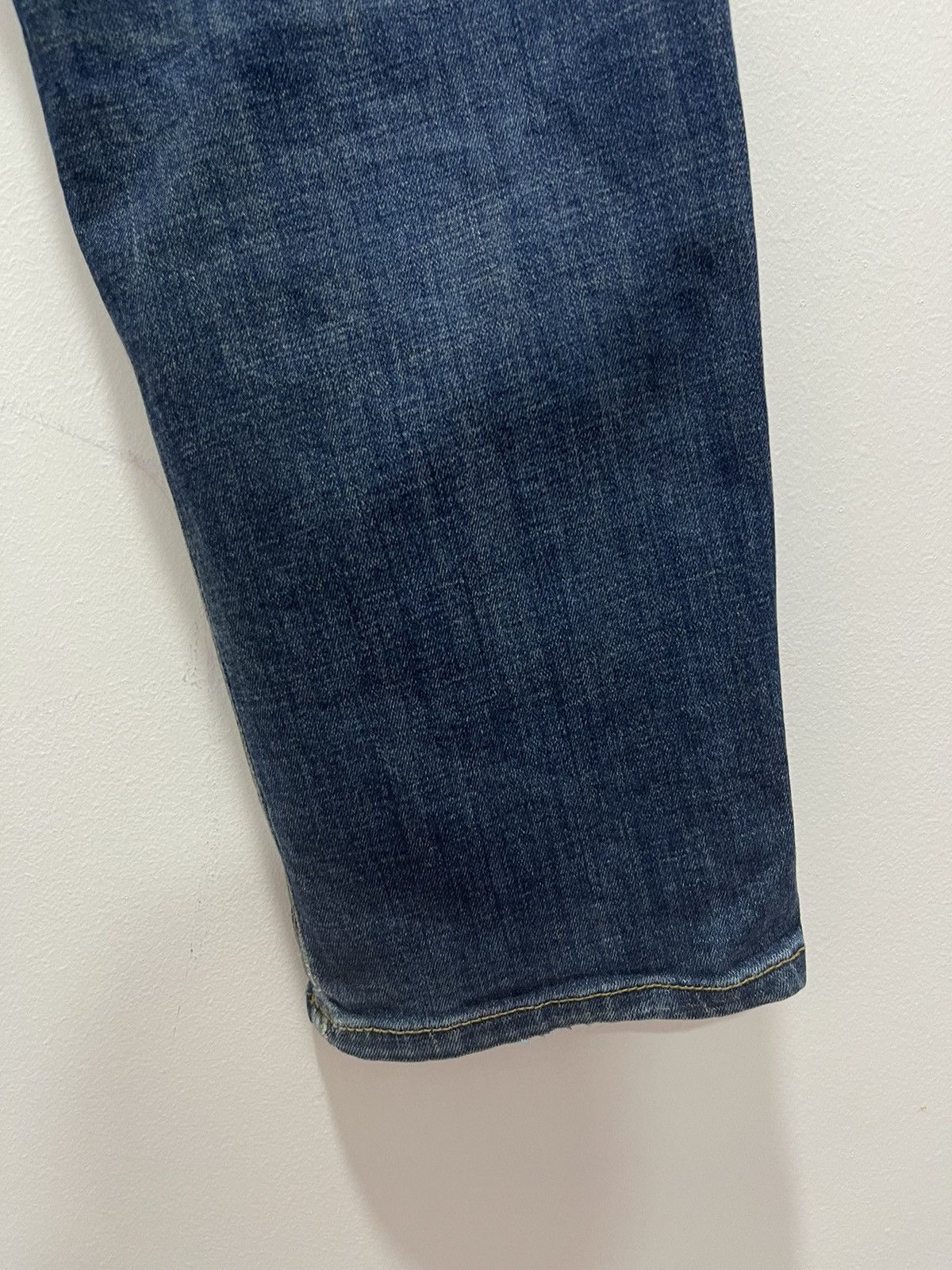 Japanese Brand × Vintage JAPANESE PUBLIC ICON STRETCHABLE RIPPED SKINNY DISTRESSED Size US 34 / EU 50 - 14 Thumbnail