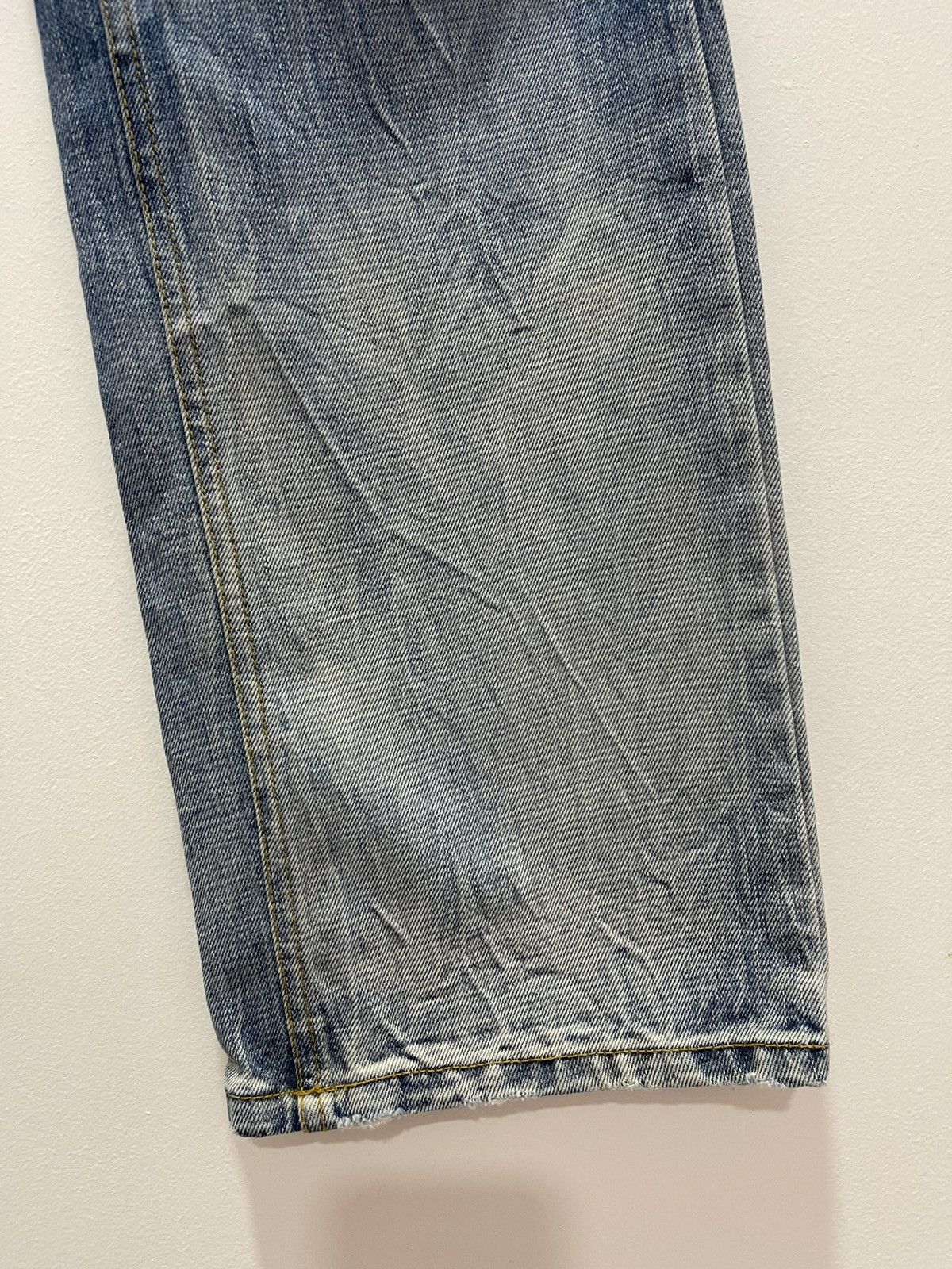 Japanese Brand VINTAGE BENDEVIS RIPPED STYLE WASHED BLUE DISTRESSED JEANS Size US 30 / EU 46 - 7 Thumbnail