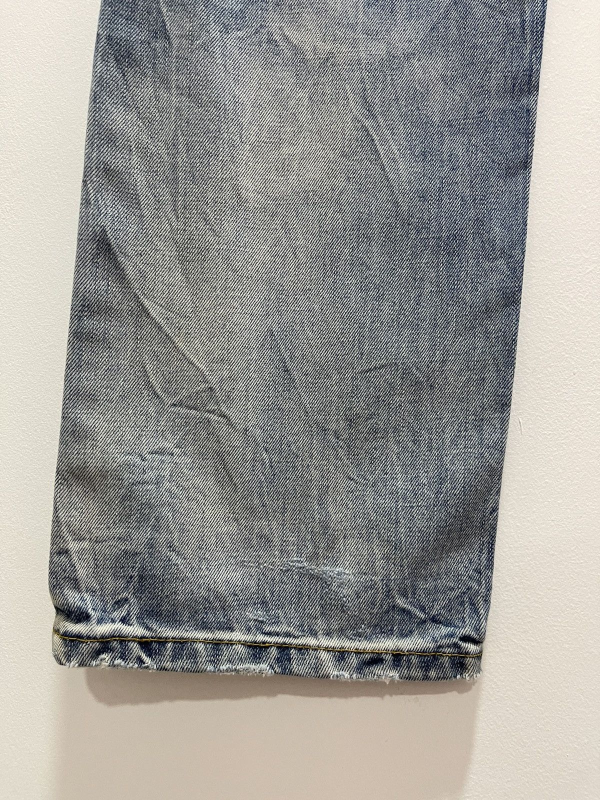 Japanese Brand VINTAGE BENDEVIS RIPPED STYLE WASHED BLUE DISTRESSED JEANS Size US 30 / EU 46 - 15 Thumbnail