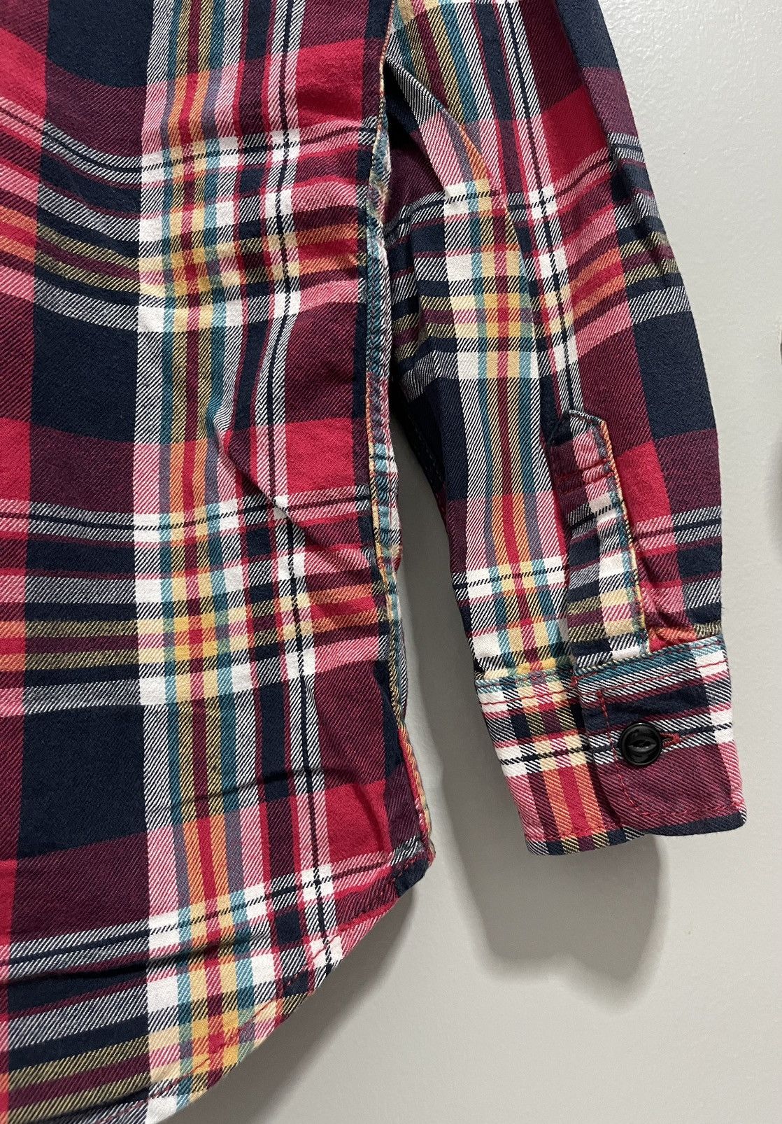 Flannel × Levi's × Levi's Vintage Clothing VINTAGE LEVIS RED TAB DOUBLE POCKET TARTAN CHECKERED FLANNEL Size M / US 6-8 / IT 42-44 - 4 Thumbnail