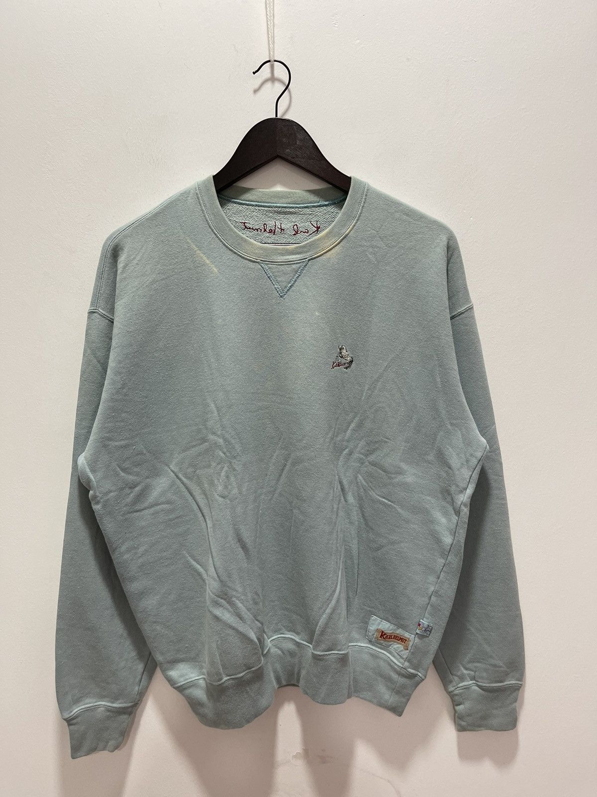 Karl Helmut JAPANESE KARL HELMUT MINI LOGO EMBROIDERY VINTAGE SWEATSHIRT Size US M / EU 48-50 / 2 - 1 Thumbnail