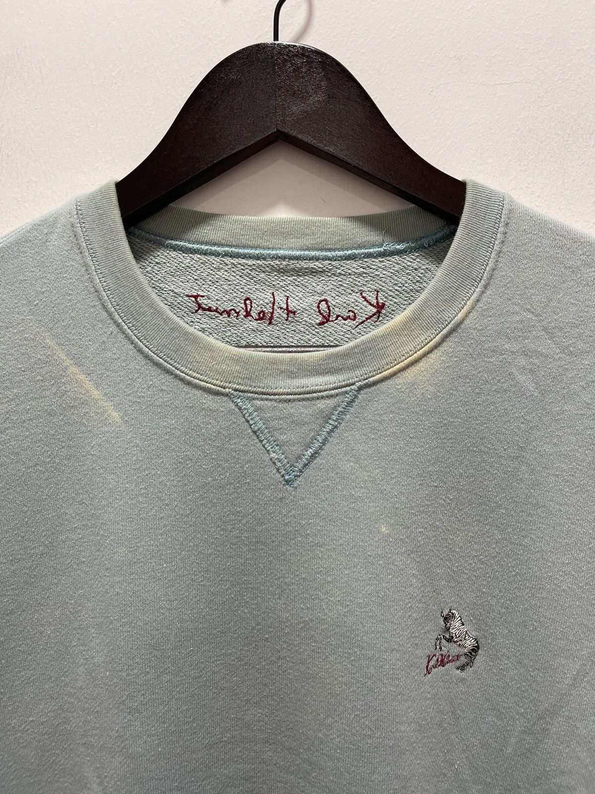 Karl Helmut JAPANESE KARL HELMUT MINI LOGO EMBROIDERY VINTAGE SWEATSHIRT Size US M / EU 48-50 / 2 - 2 Thumbnail