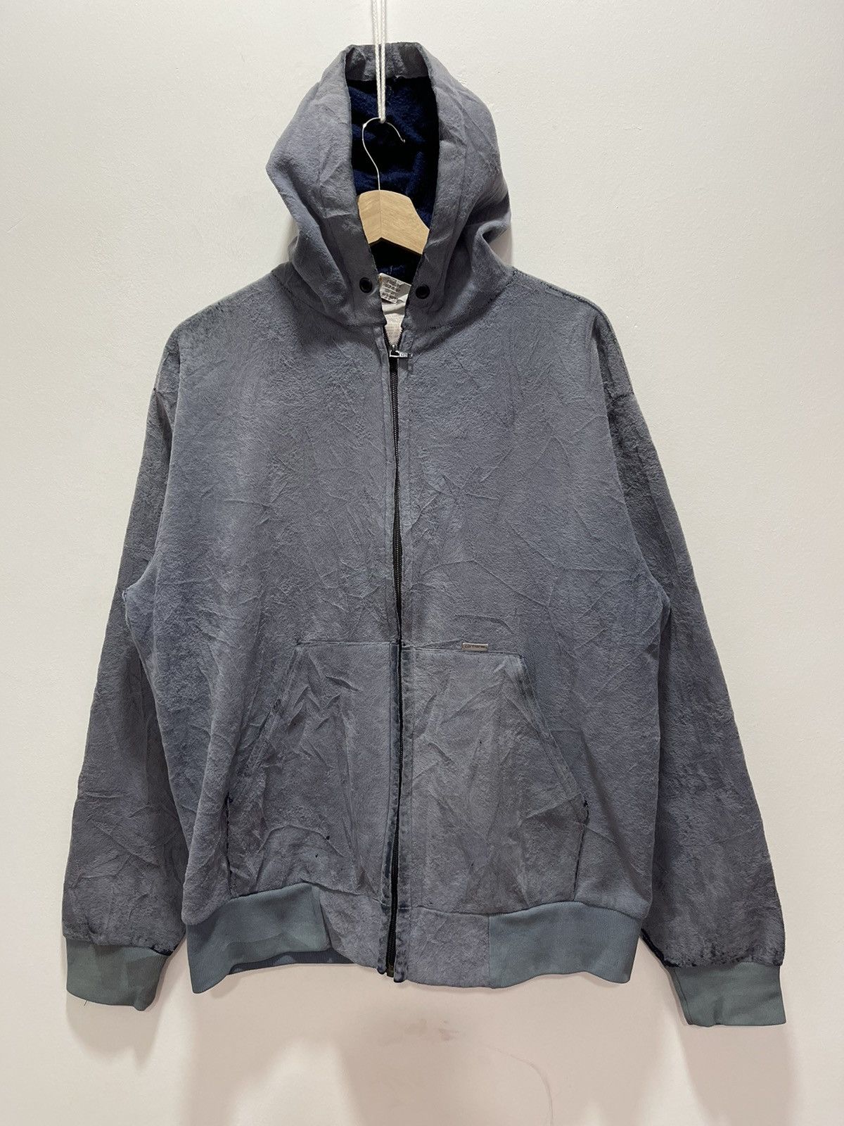 Carhartt × Vintage VINTAGE CARHARTT FLEECE DISTRESSED HOODIE Size US L / EU 52-54 / 3 - 1 Thumbnail
