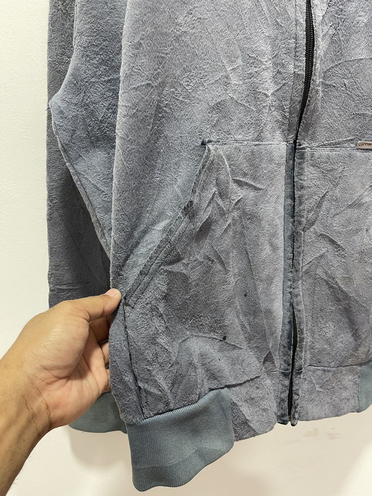Carhartt × Vintage VINTAGE CARHARTT FLEECE DISTRESSED HOODIE Size US L / EU 52-54 / 3 - 5 Thumbnail