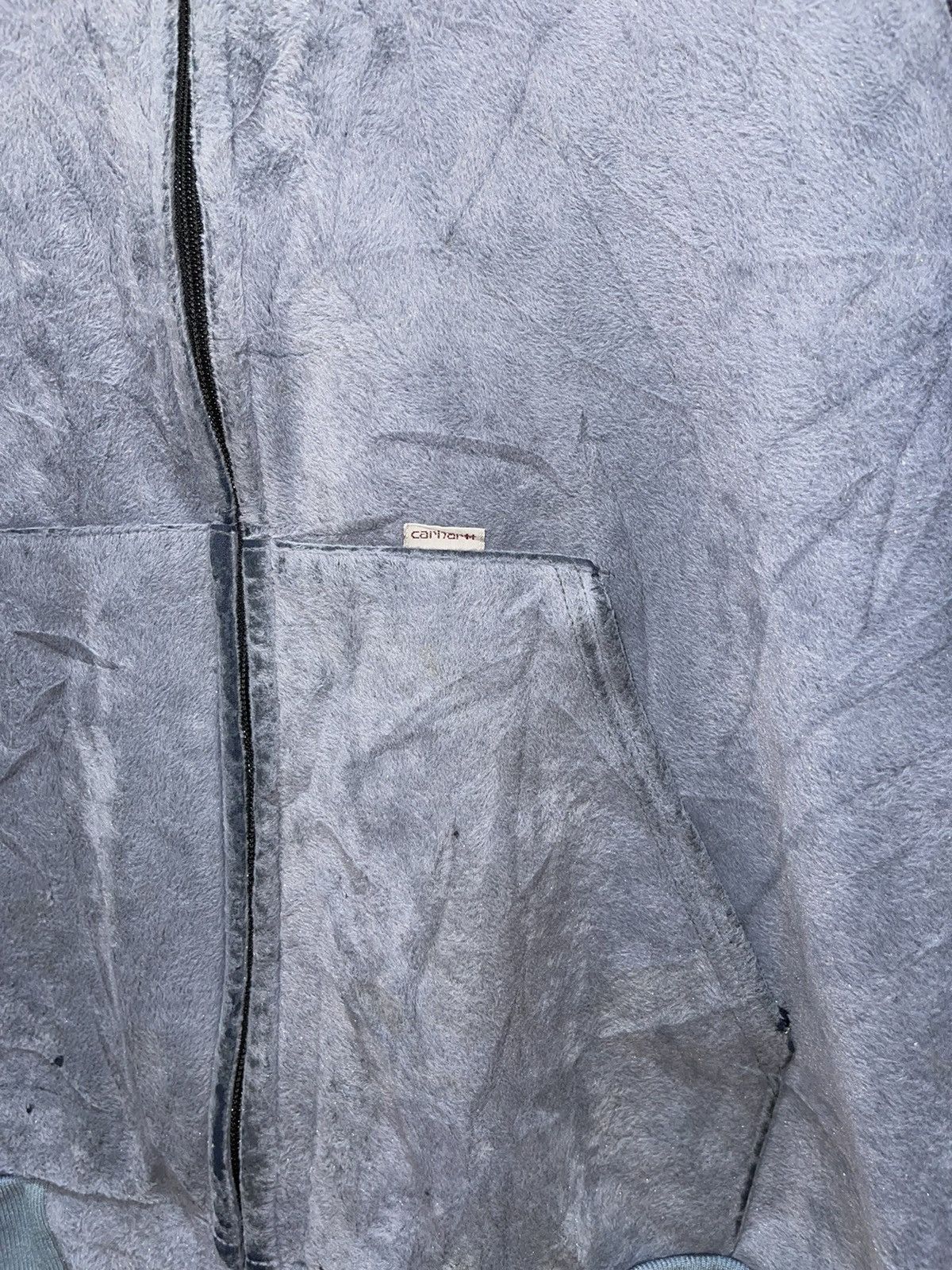 Carhartt × Vintage VINTAGE CARHARTT FLEECE DISTRESSED HOODIE Size US L / EU 52-54 / 3 - 4 Thumbnail